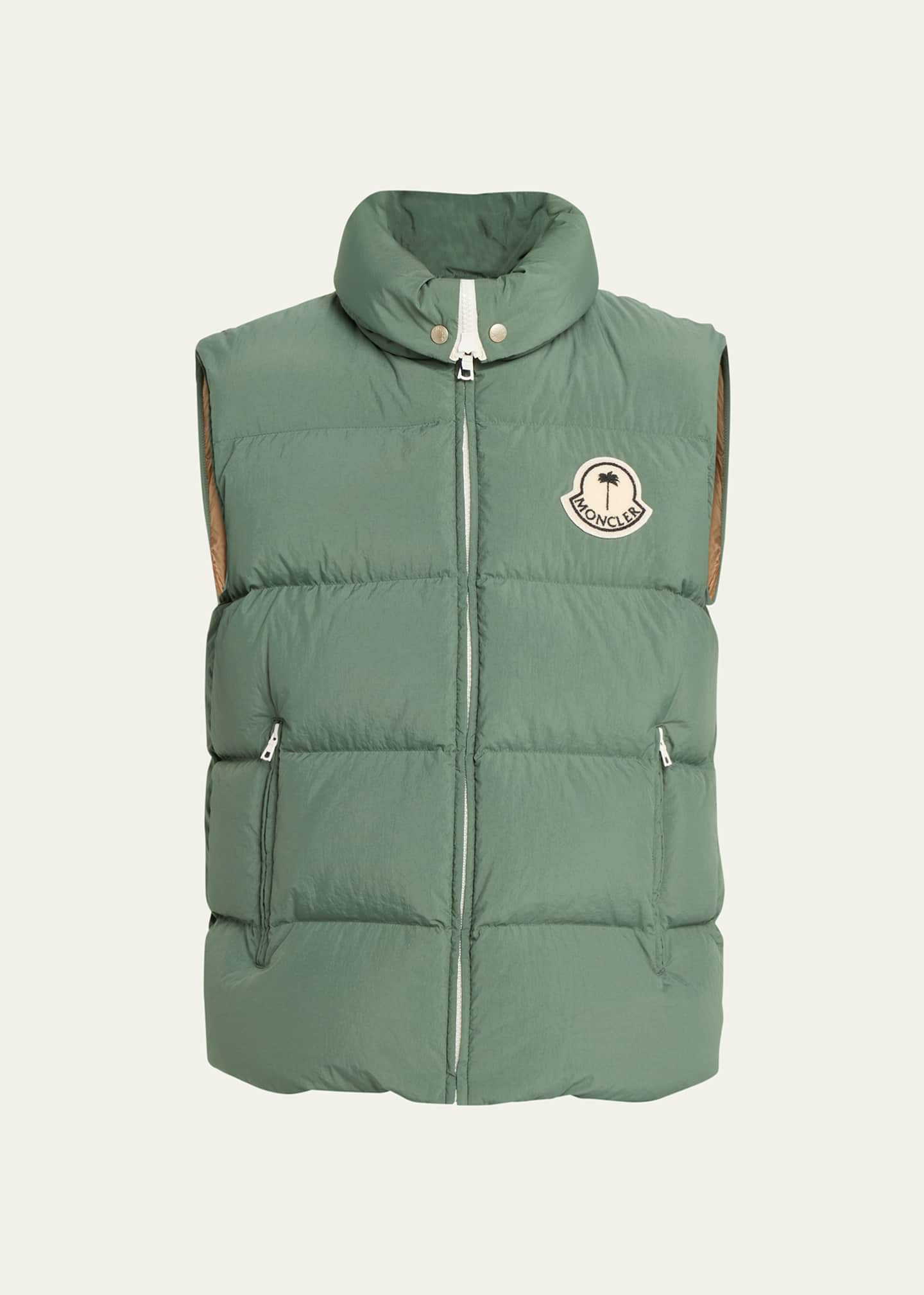 Moncler Genius Men's Moncler x Palm Angels Rodmar Quilted Down Vest ...