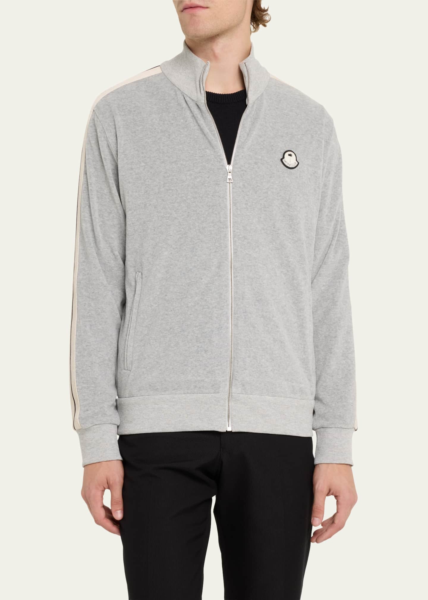 Moncler Genius Moncler x Palm Angels Men s Toweling Track Jacket Bergdorf Goodman