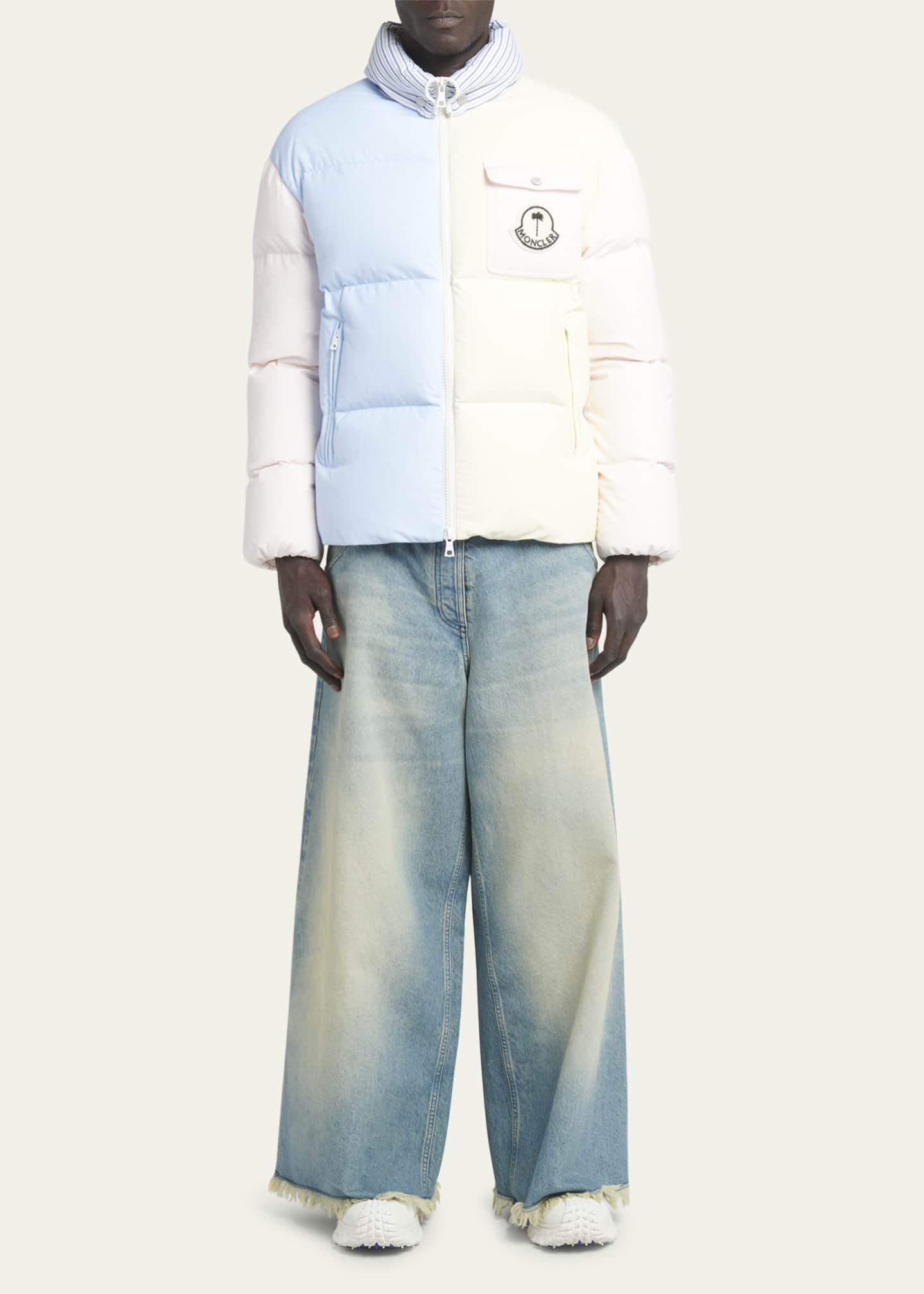 Moncler colorblock clearance puffer