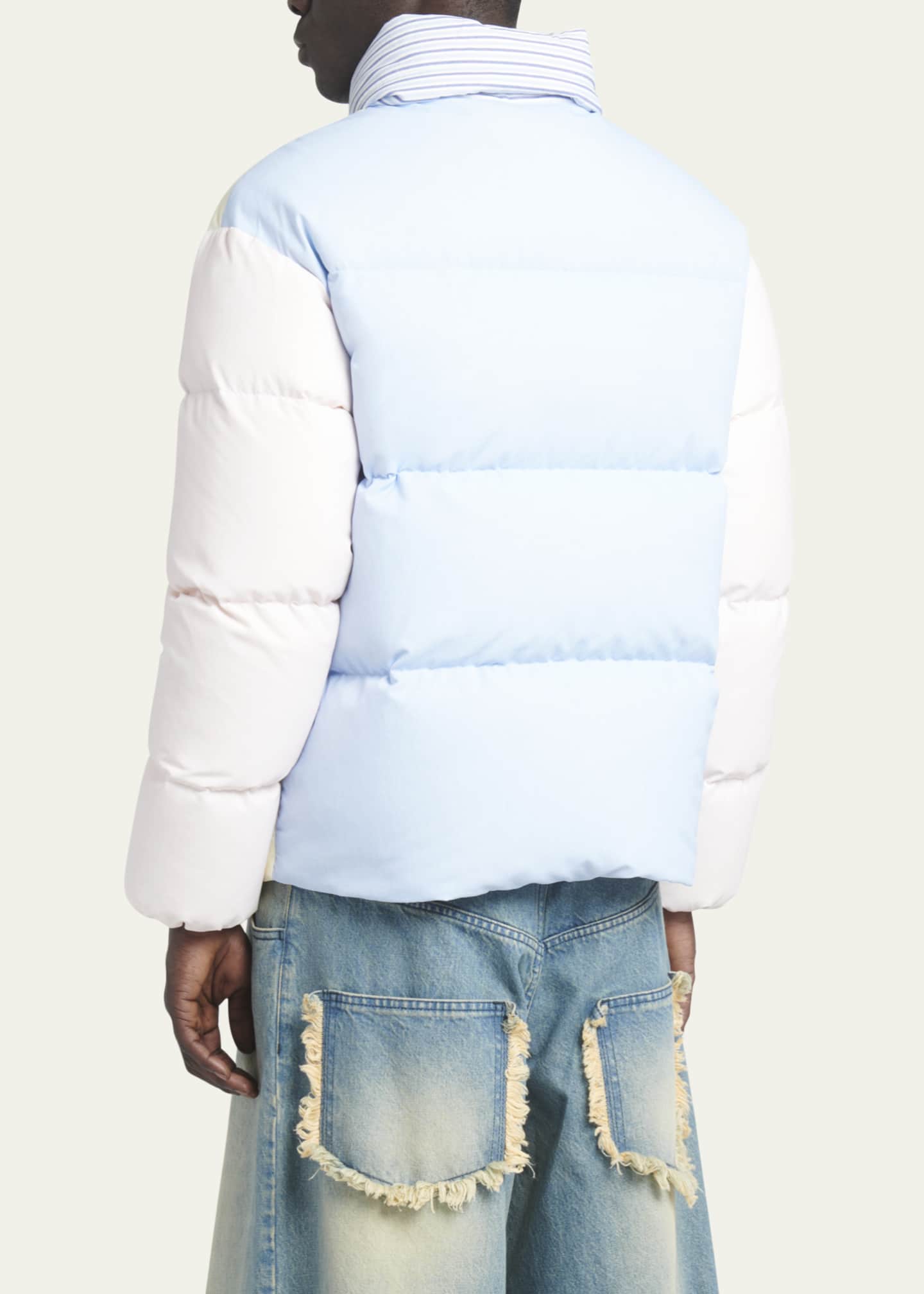 Moncler colorblock puffer discount