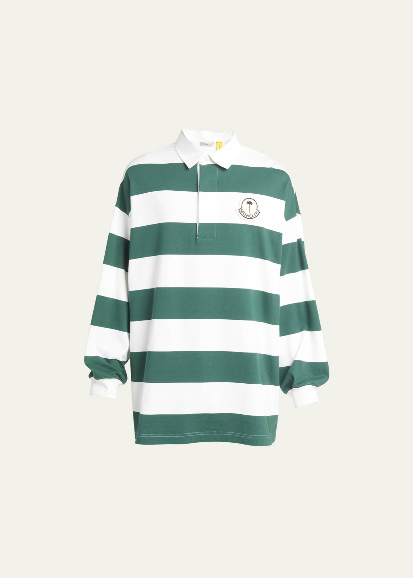Moncler Genius Men s Moncler x Palm Angels Block Stripe Polo Shirt