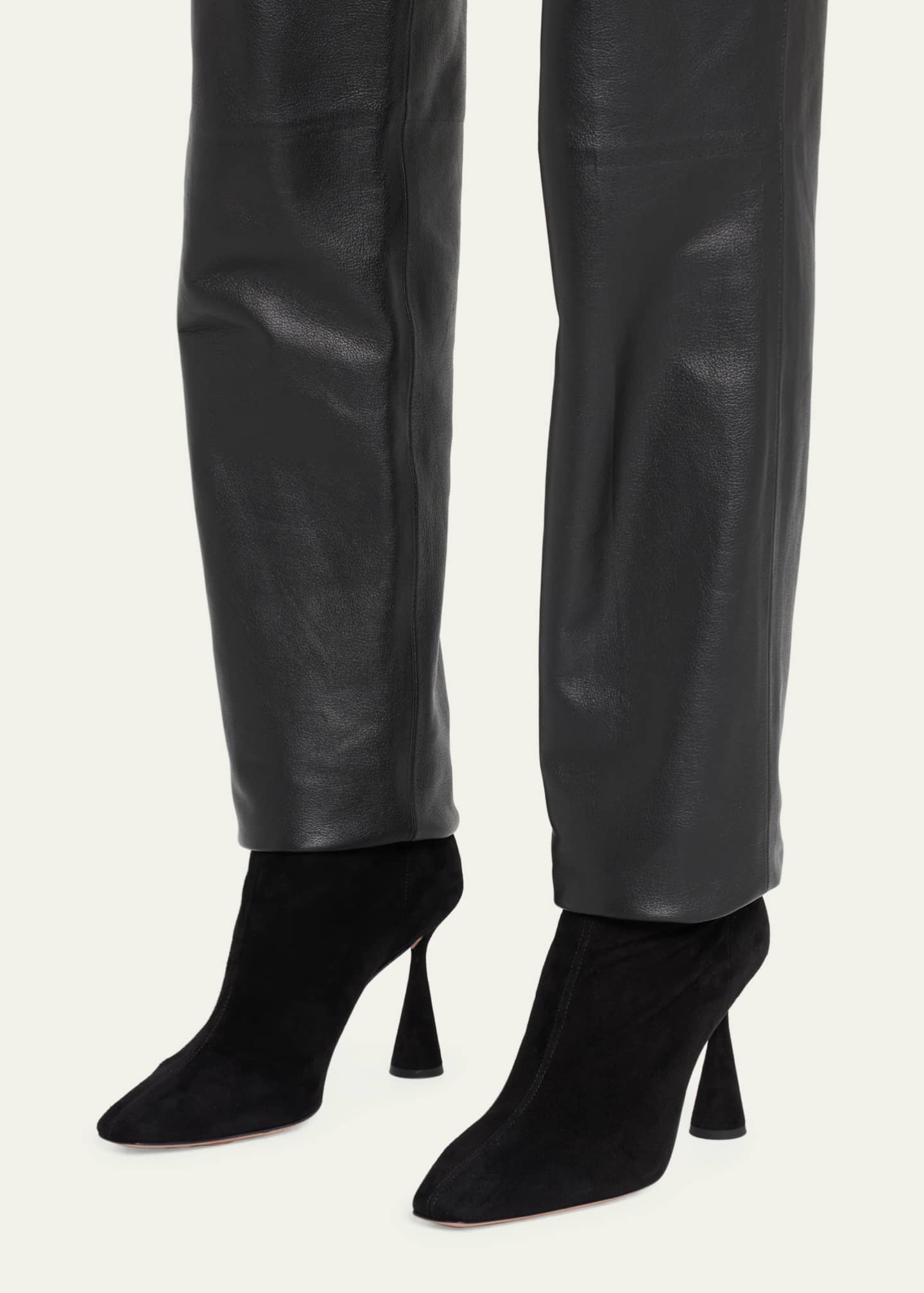 Aquazzura suede booties top