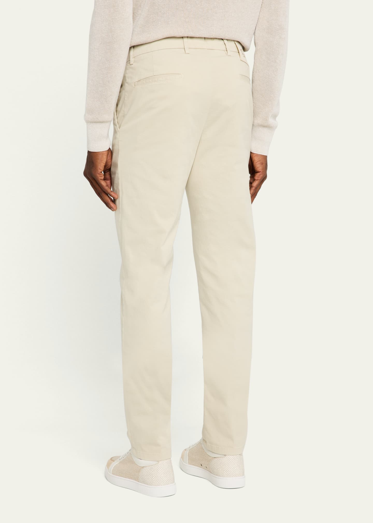 Marco Pescarolo Men's Supima Cotton Dress Pants Image 3 of 5