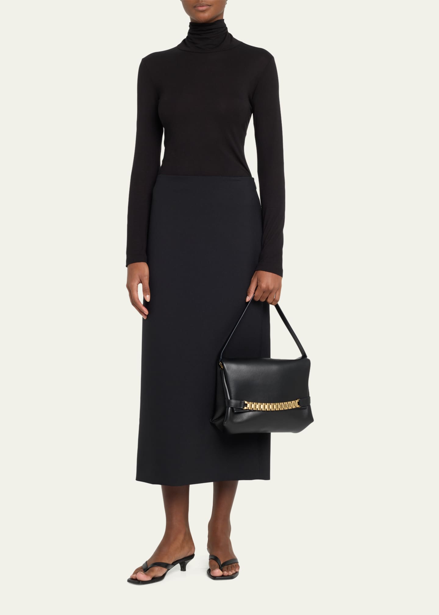 Victoria Beckham Chain Pouch Leather Shoulder Bag Bergdorf Goodman