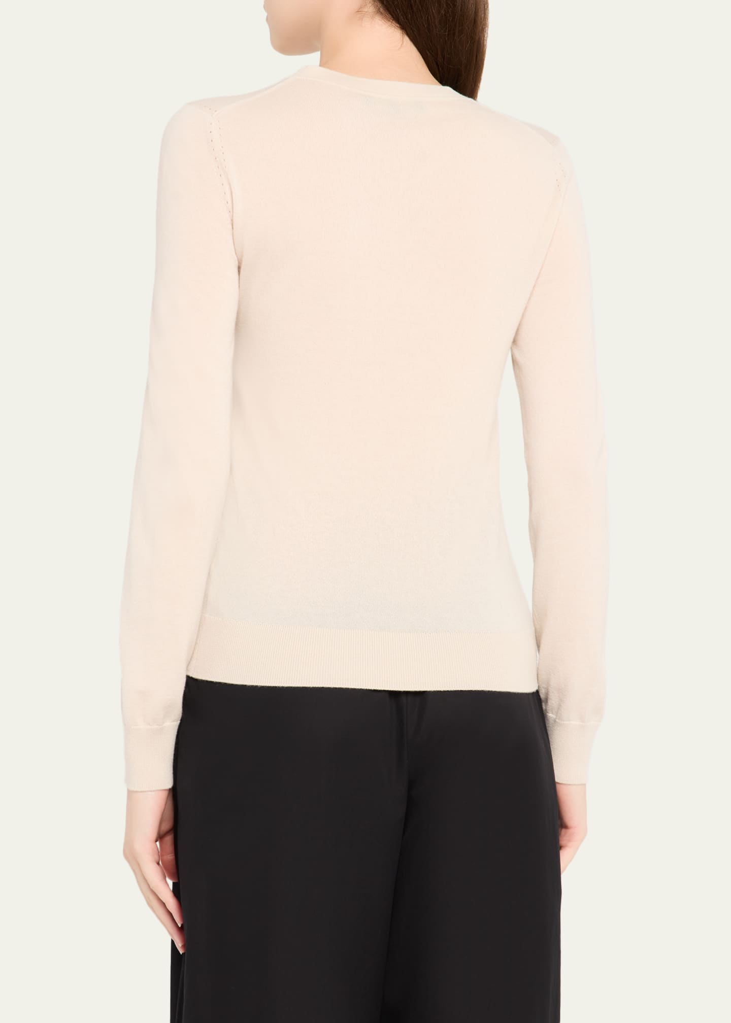 Long-Sleeve Cashmere Sweater