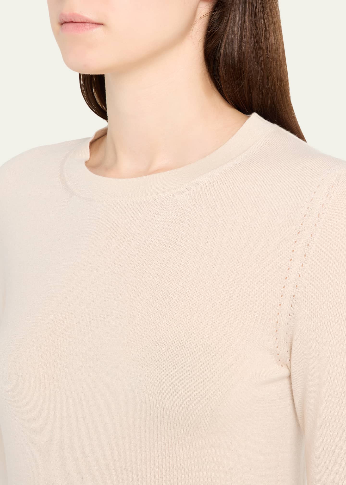 Long-Sleeve Cashmere Sweater