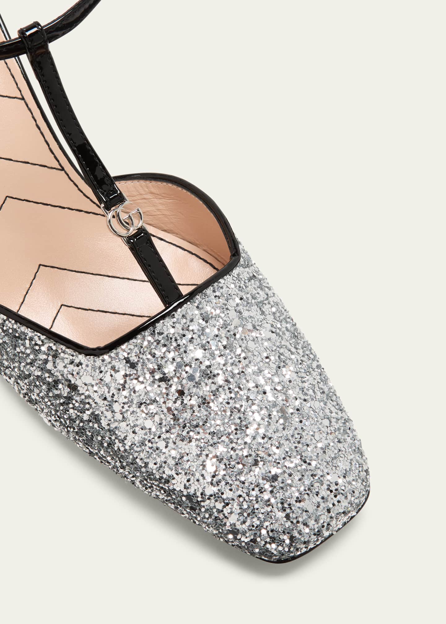 Gucci glitter pumps 2025