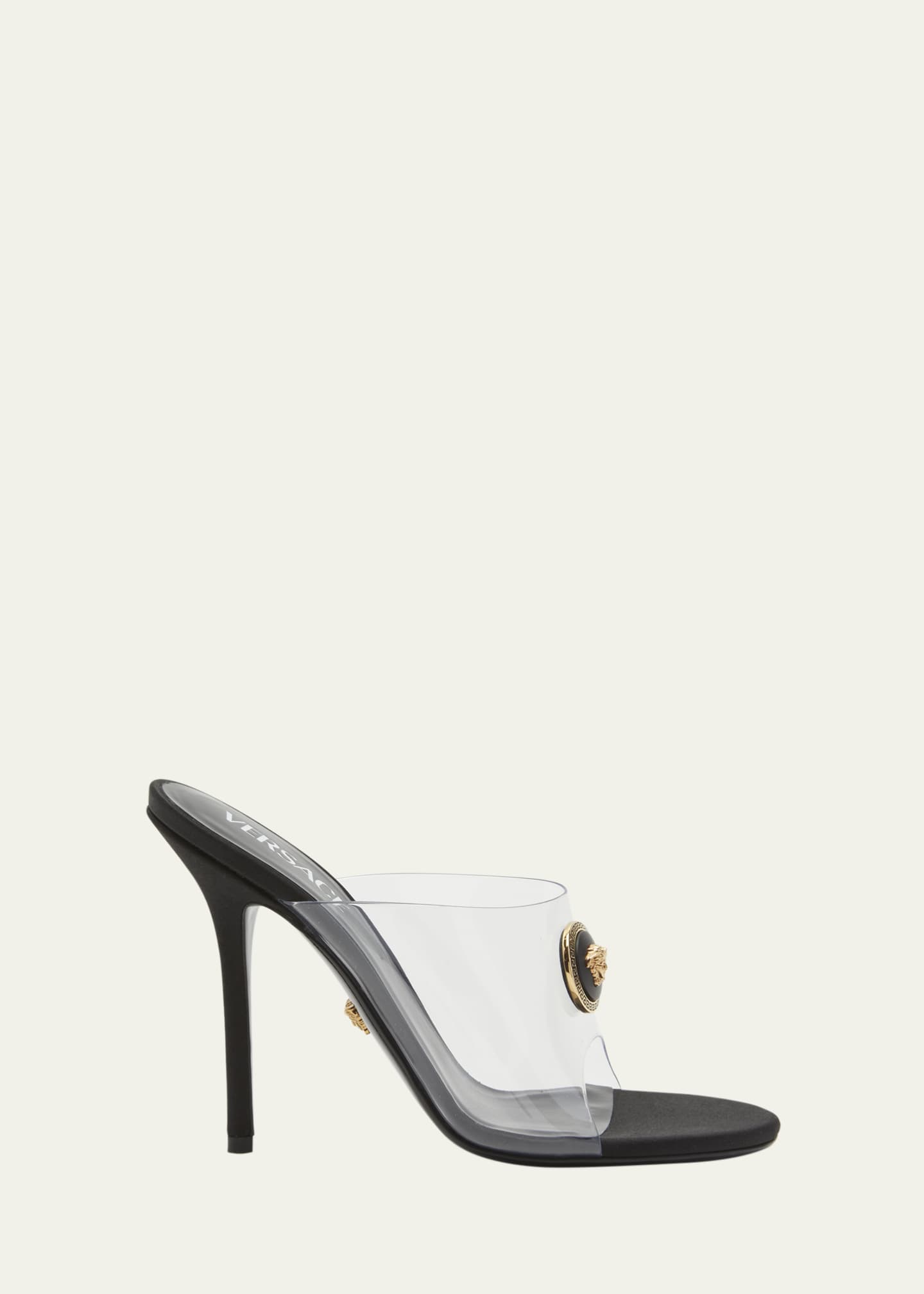 Versace Medusa Patent Slingback Pumps - Bergdorf Goodman