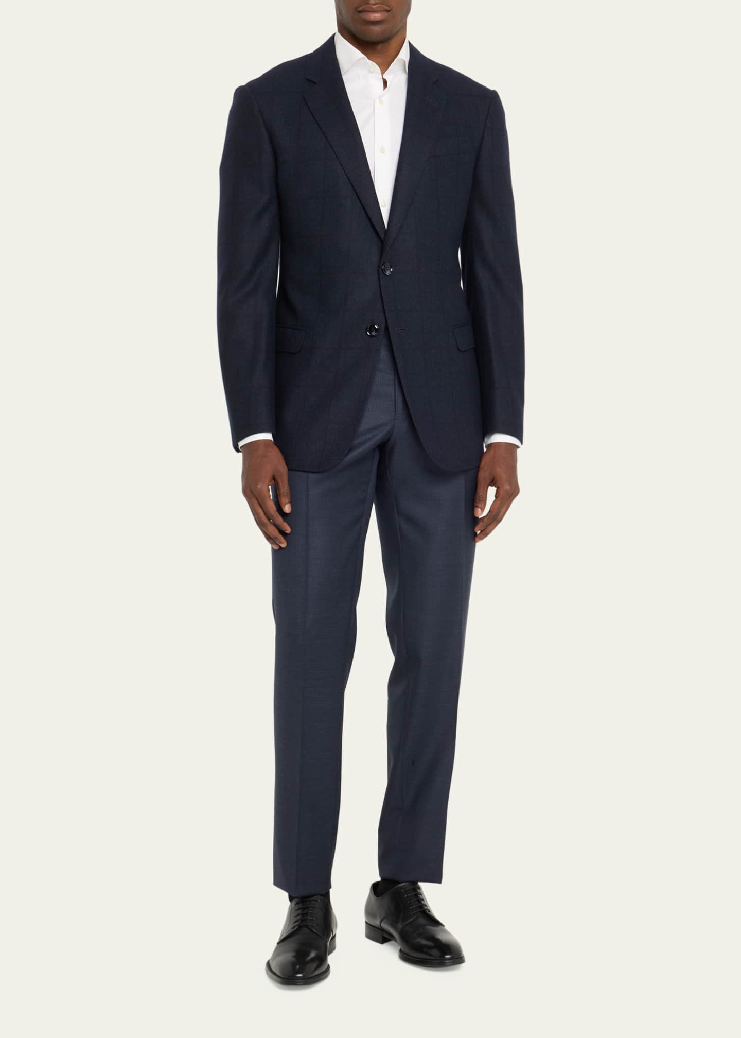 Giorgio Armani Men s Windowpane Wool Cashmere Sport Coat