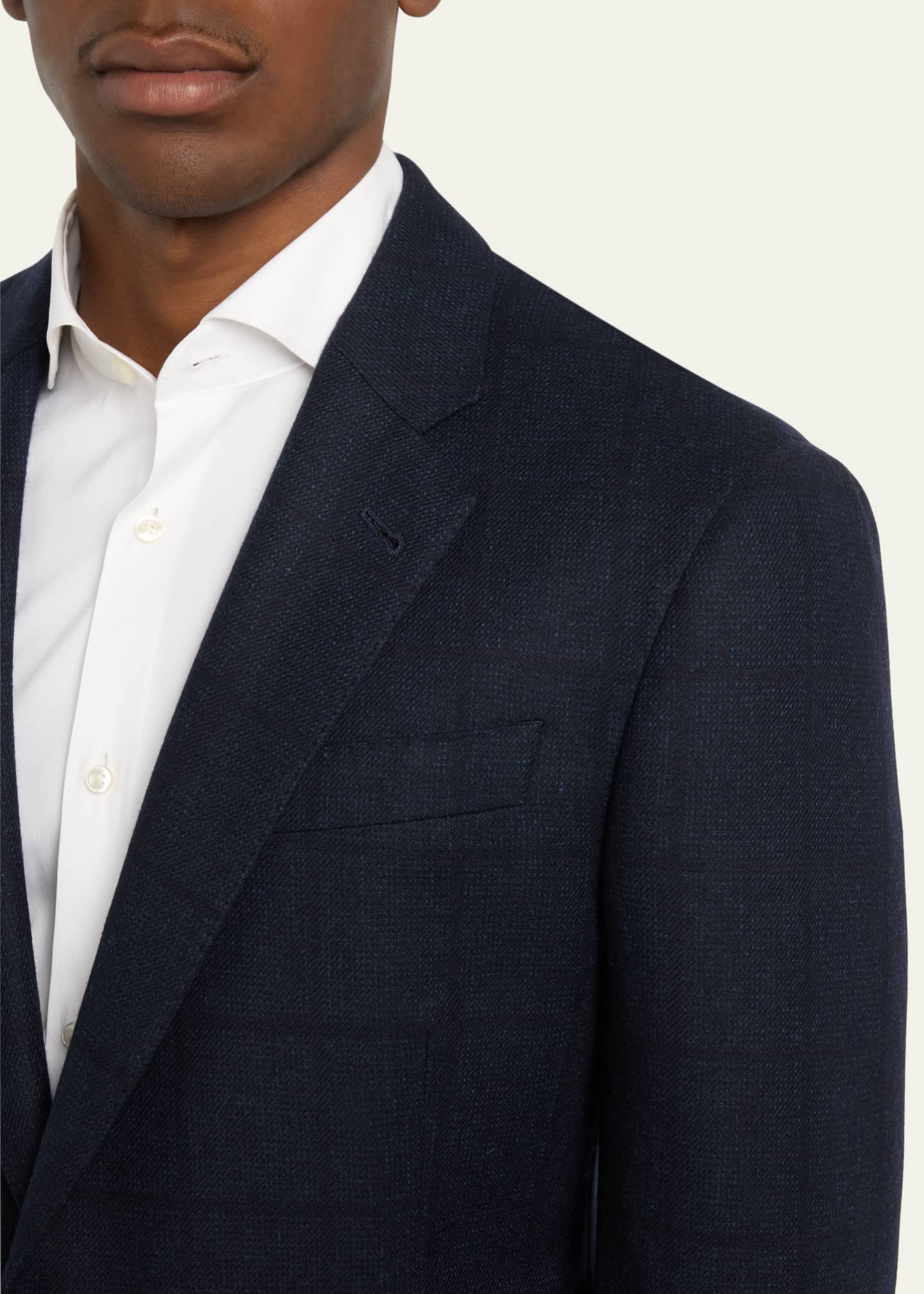 Giorgio Armani Men s Windowpane Wool Cashmere Sport Coat