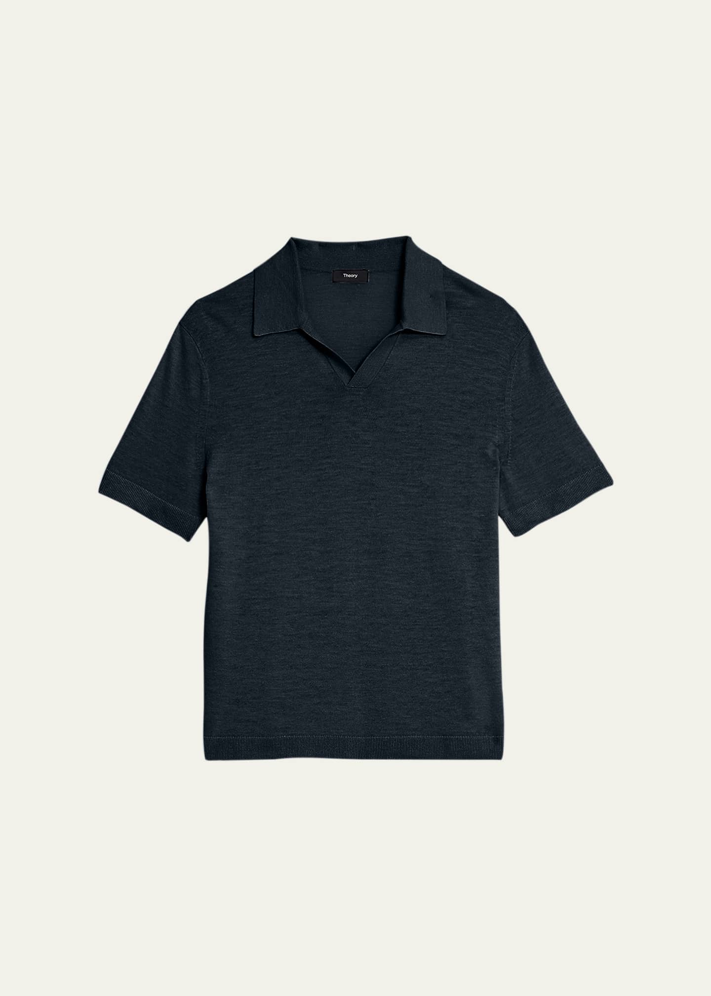 Theory Men's Brenan Knit Polo Shirt Image 1 of 4