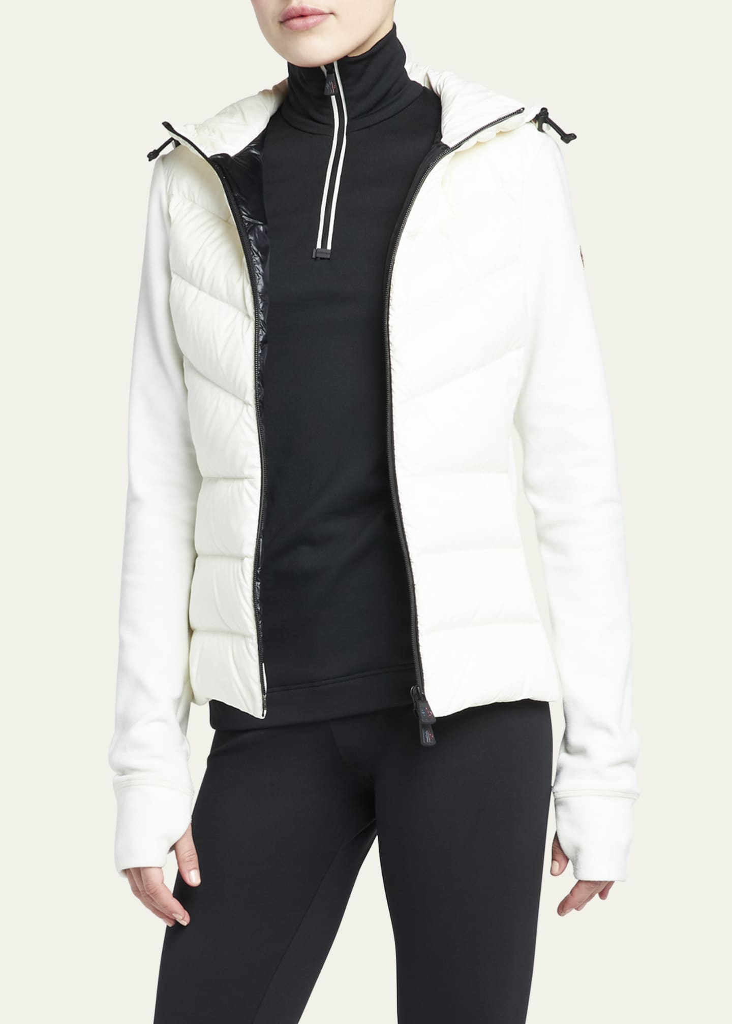 代引き手数料無料 Puffer Grenoble Moncler Zip-Up Goodman Bergdorf - Cardigan ジャケット・アウター