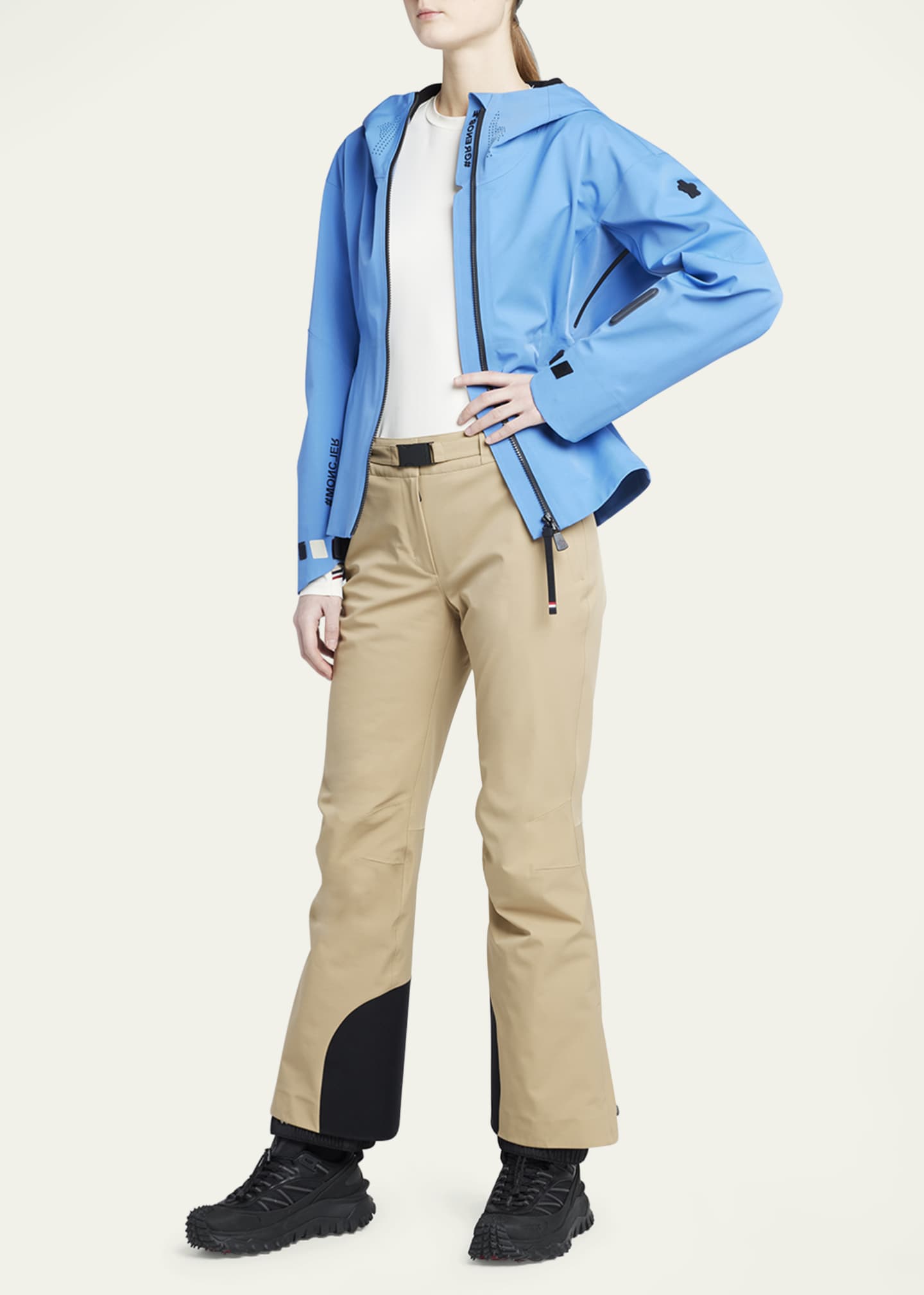 Moncler Grenoble Teche Belted Parka Jacket Image 2 of 4