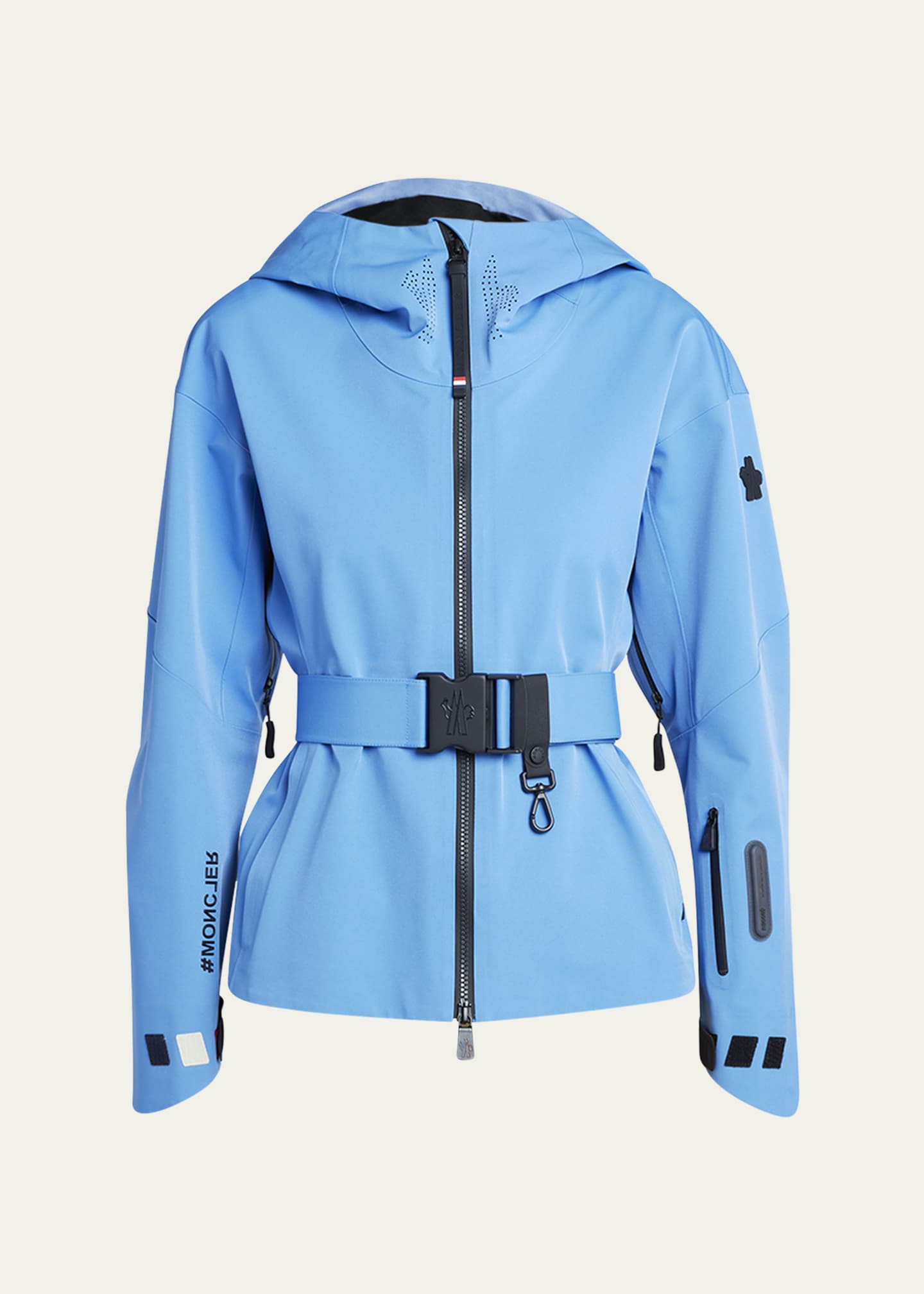 Moncler Grenoble Teche Belted Parka Jacket Image 1 of 4