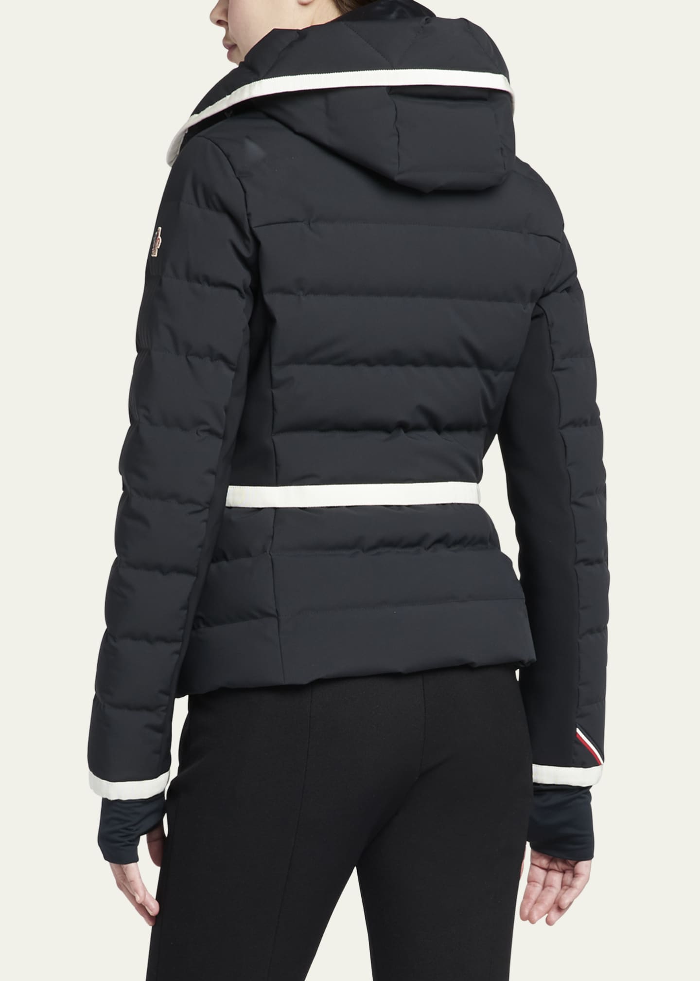 Moncler Grenoble Lamoura Puffer Jacket with Contrast Trim