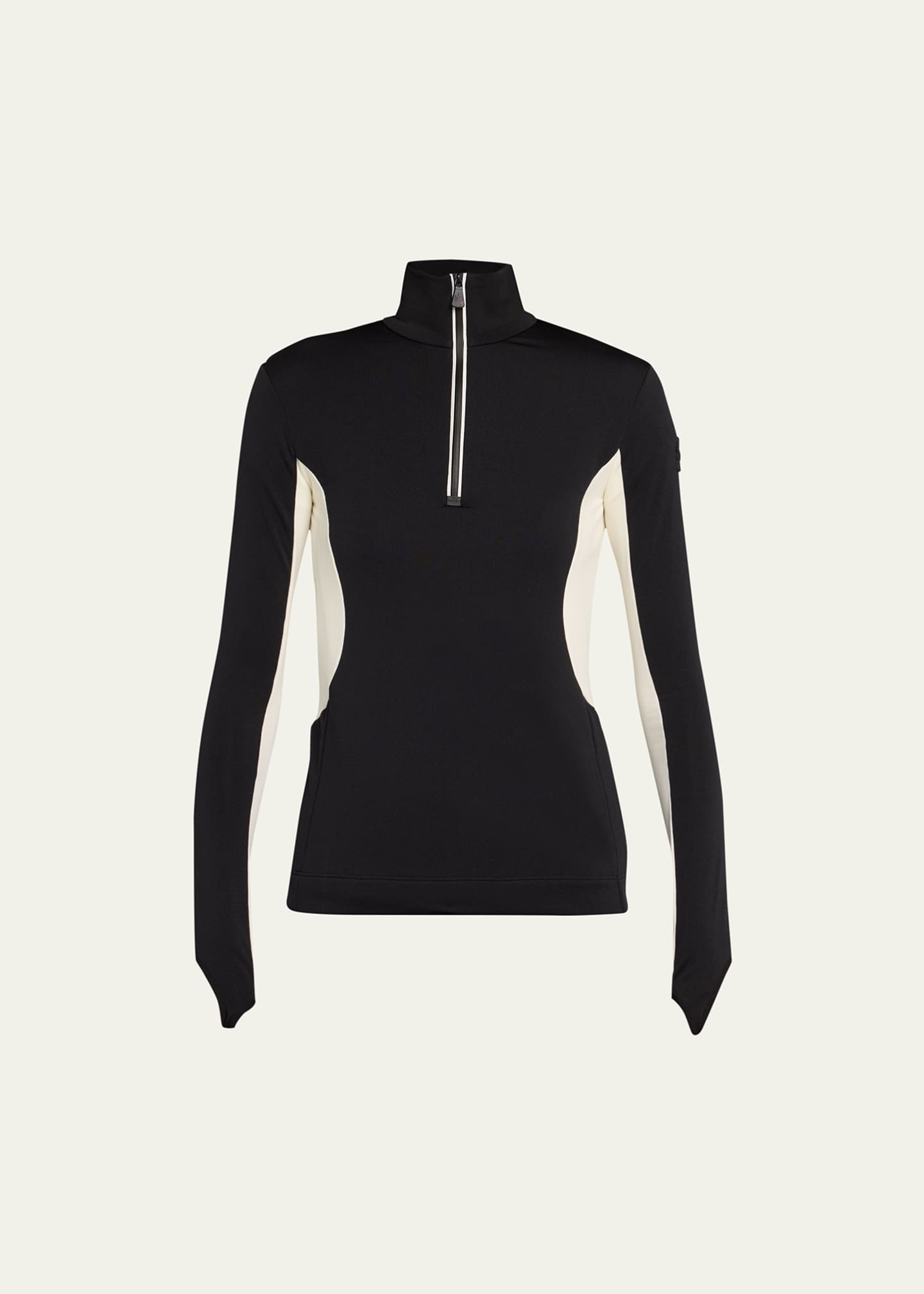 Moncler Grenoble Colorblock Quarter-Zip Sweatshirt - Bergdorf Goodman