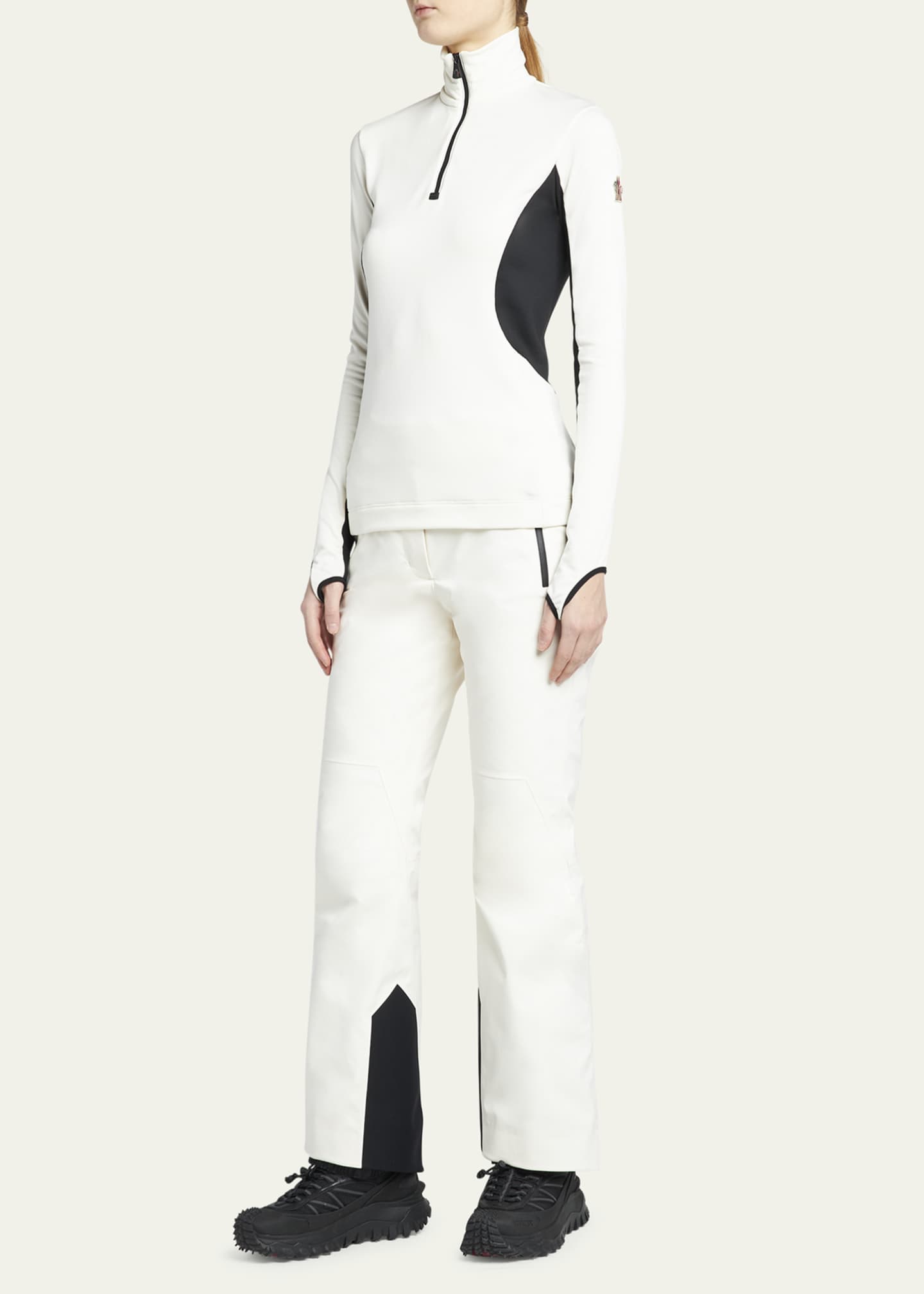 Moncler Grenoble Colorblock Quarter-Zip Sweatshirt