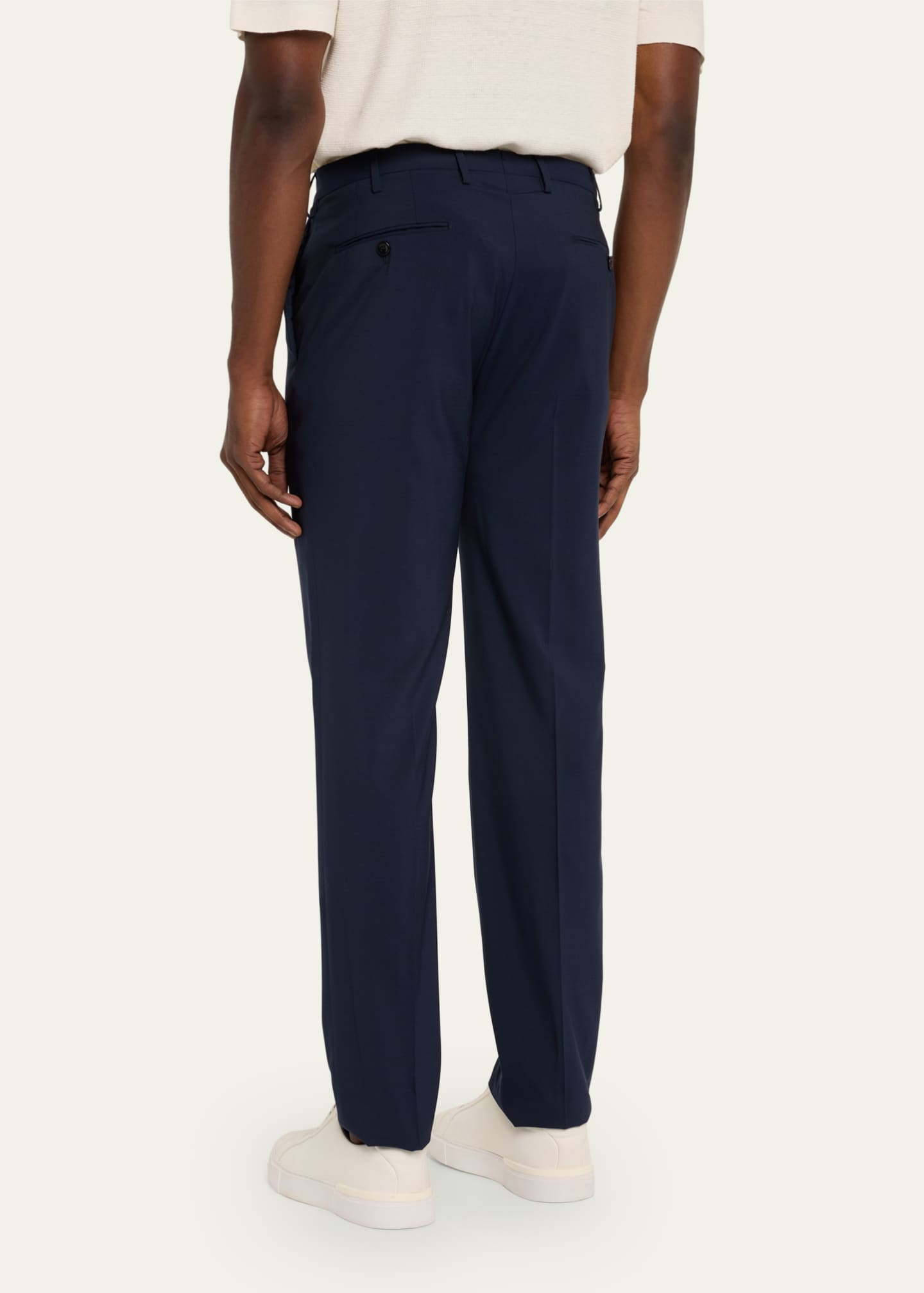INCOTEX インコテックス SUMMER WOOL SLACKS 44 Incotex - Slim fit tropical wool trousers - dark grey – Slowear