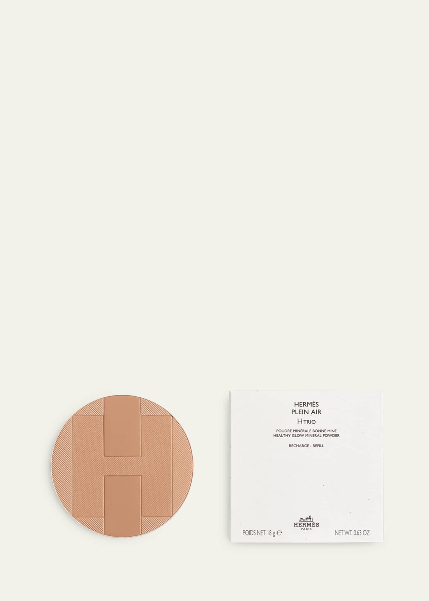 Hermes Healthy Glow Mineral Powder Refill, Sahara, 0.63 oz. Image 2 of 2