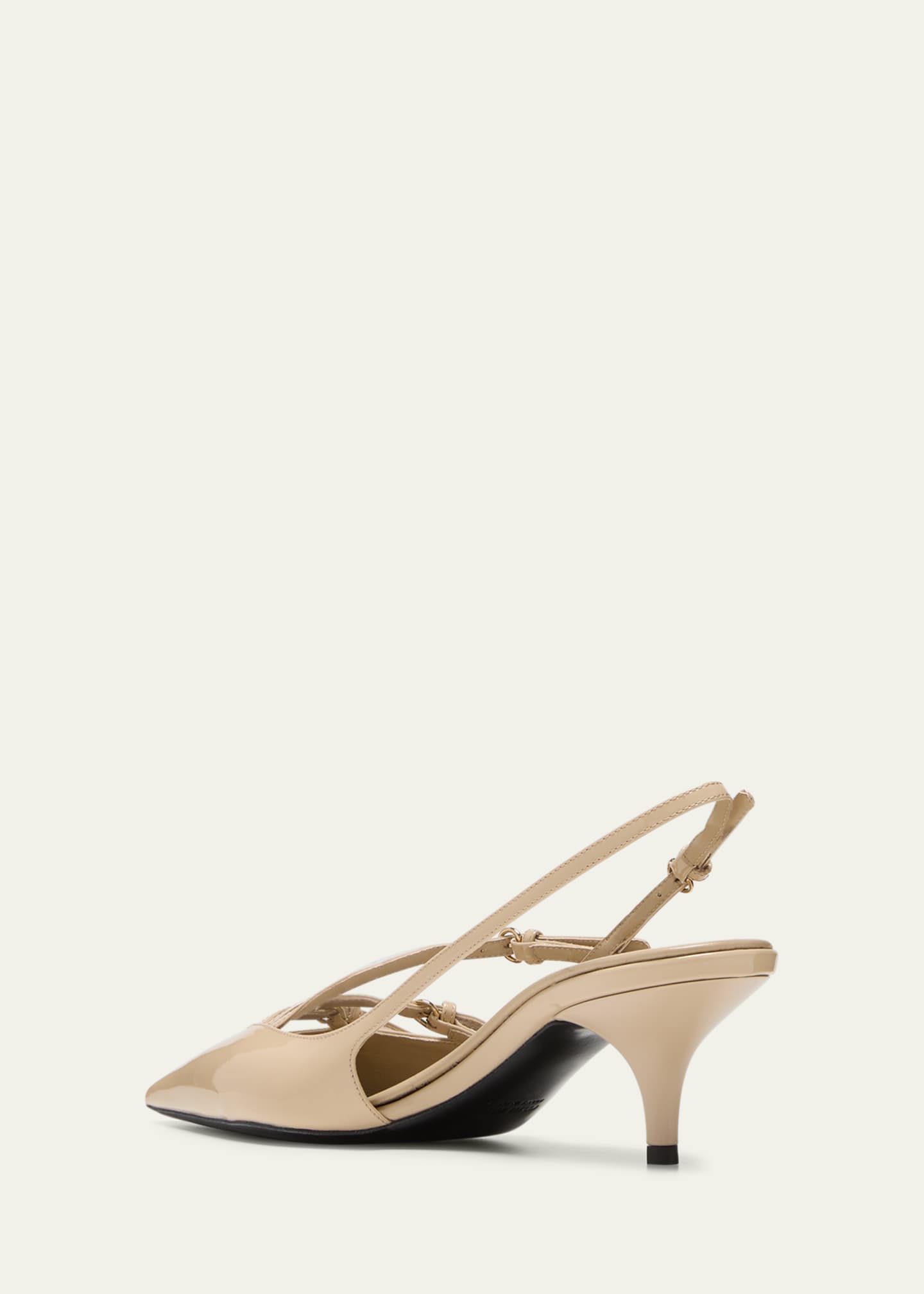 Miu Miu Patent Buckle-Trio Slingback Pumps - Bergdorf Goodman