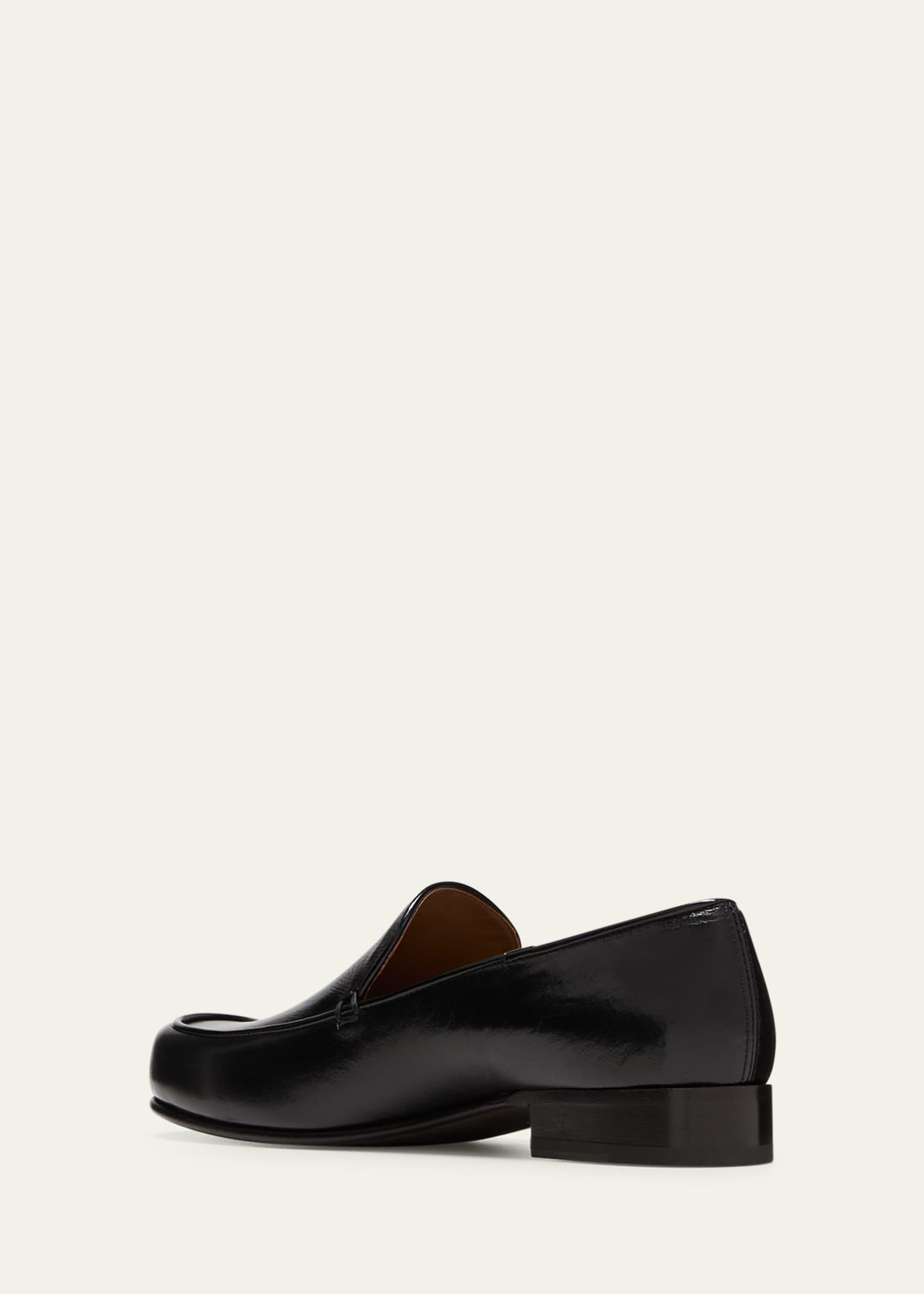 THE ROW Flynn Leather Slip-On Loafers - Bergdorf Goodman