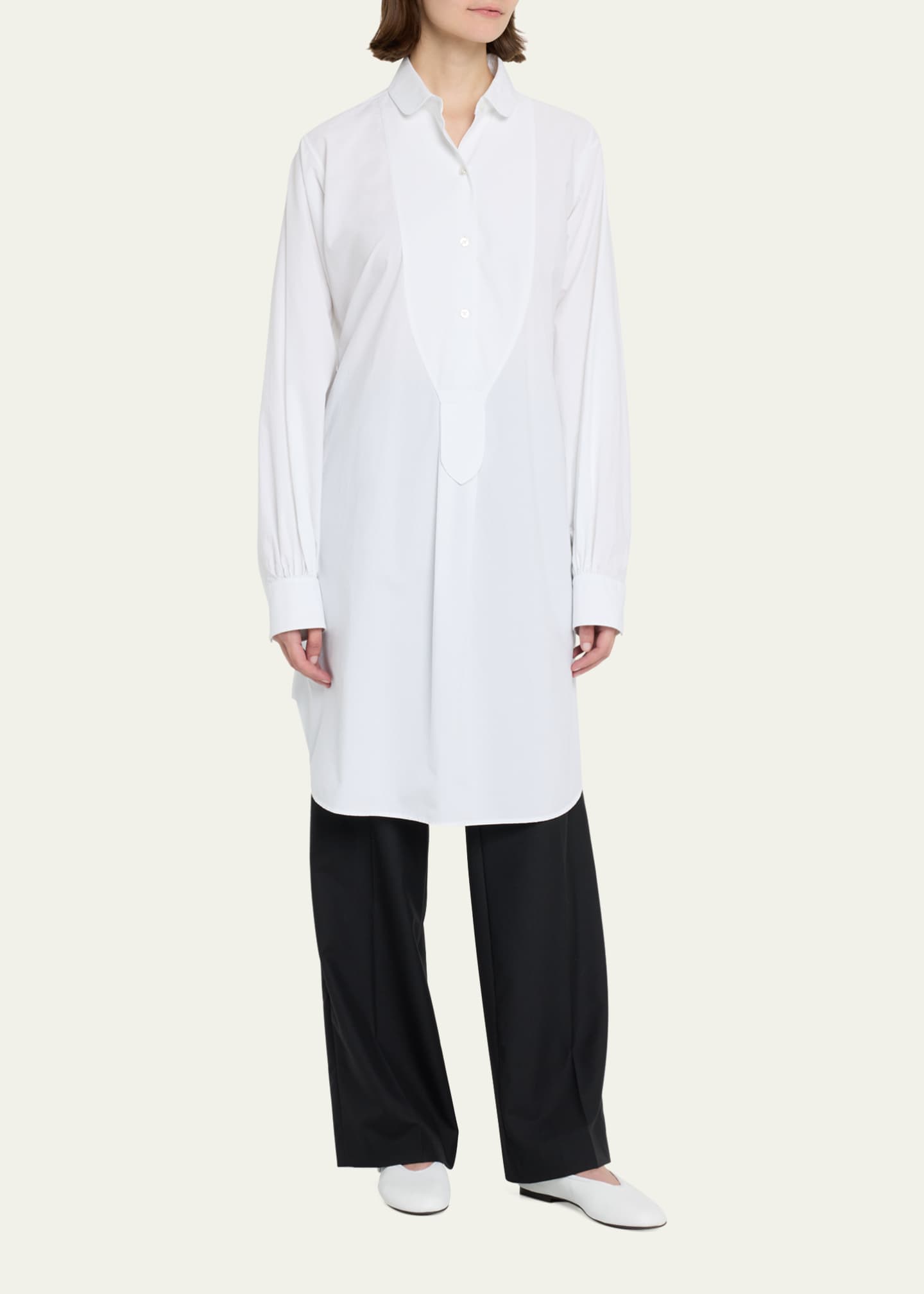 Boheme Leather Mary Jane Ballerina Flats