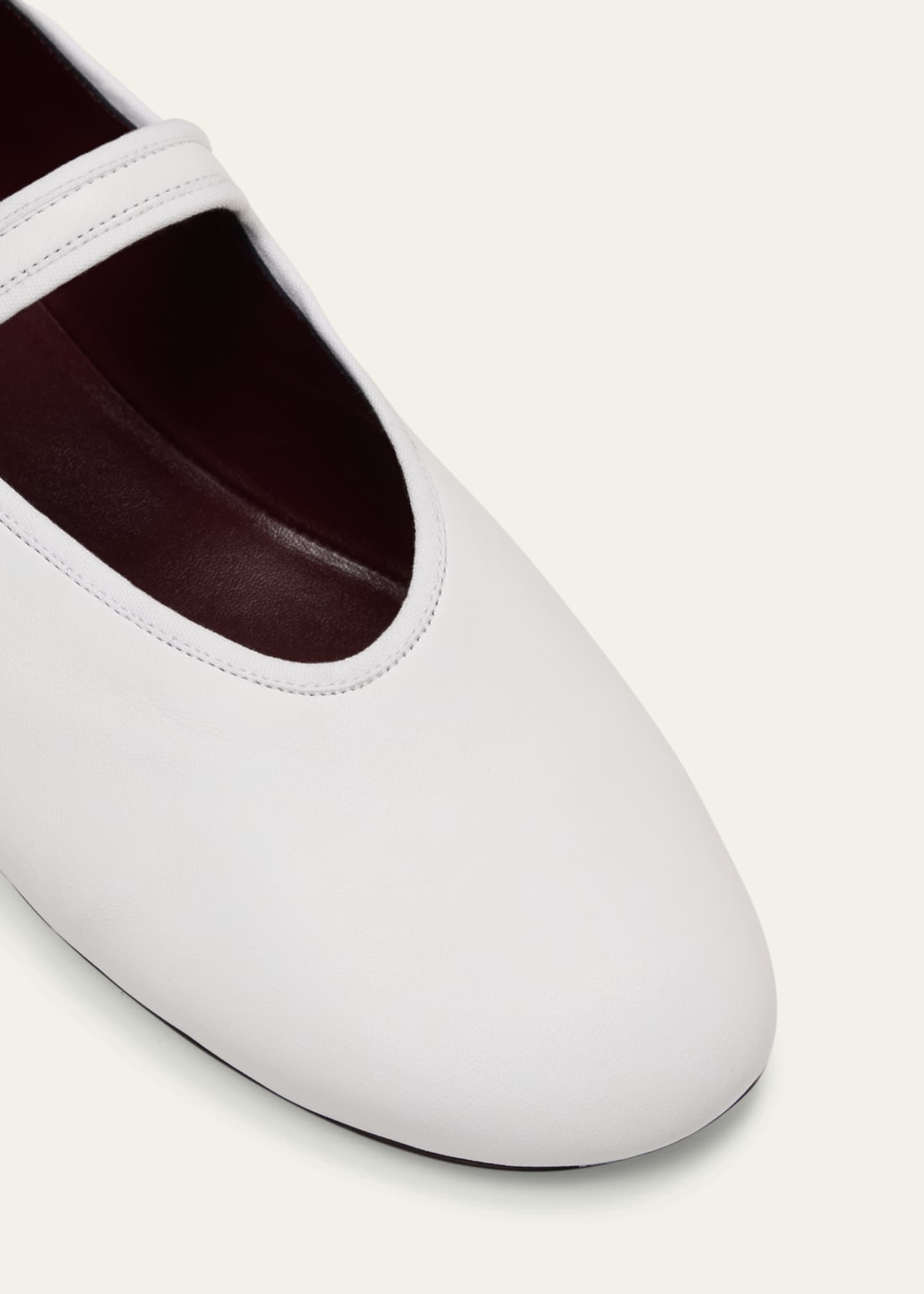 Boheme Leather Mary Jane Ballerina Flats