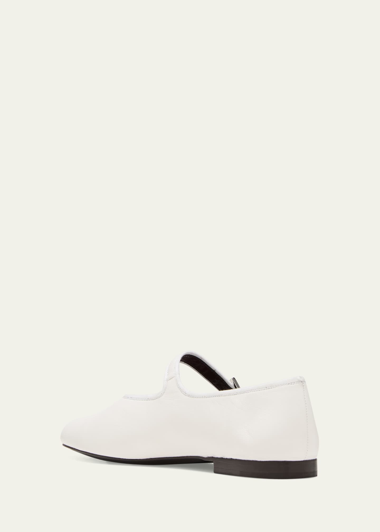 THE ROW Boheme Leather Mary Jane Ballerina Flats Image 4 of 5