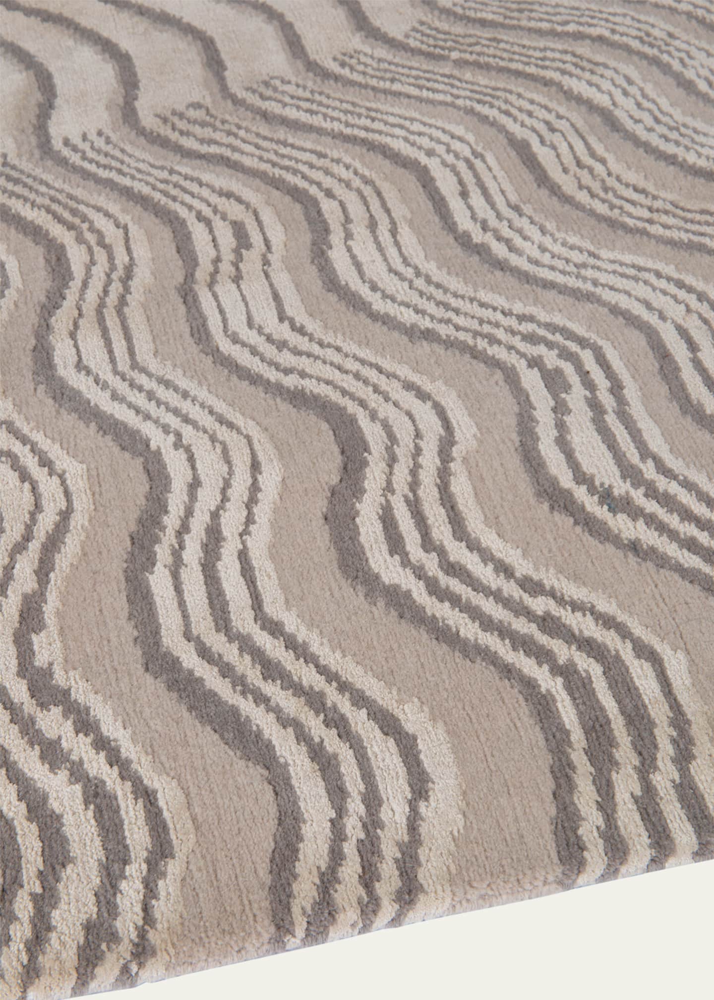 The Rug Company x Mary Katrantzou Sunray Nude Hand-Knotted Rug, 6' x 9' Image 3 of 3