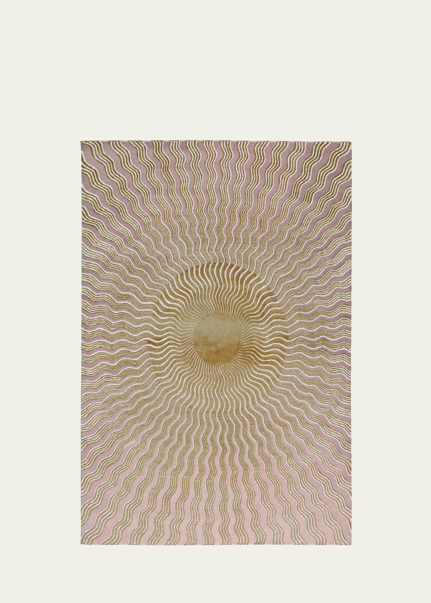 The Rug Company x Mary Katrantzou Sunray Pink Hand-Knotted Rug, 6' x 9' Image 1 of 4