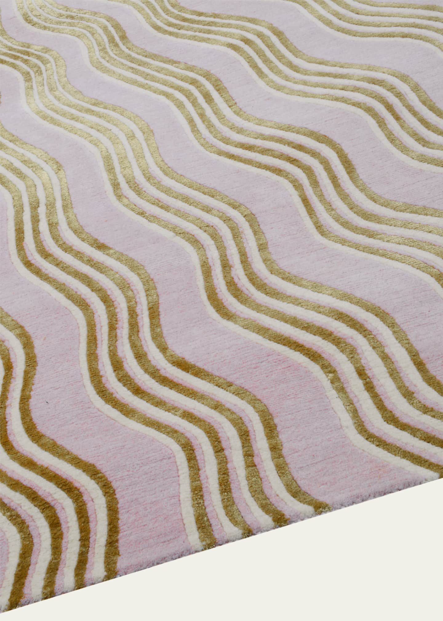 The Rug Company x Mary Katrantzou Sunray Pink Hand-Knotted Rug, 8' x 10' Image 4 of 4