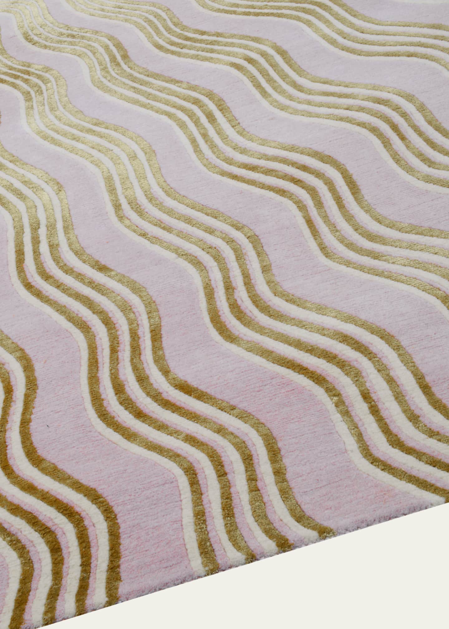 The Rug Company x Mary Katrantzou Sunray Pink Hand-Knotted Rug, 9' x 12' Image 4 of 4