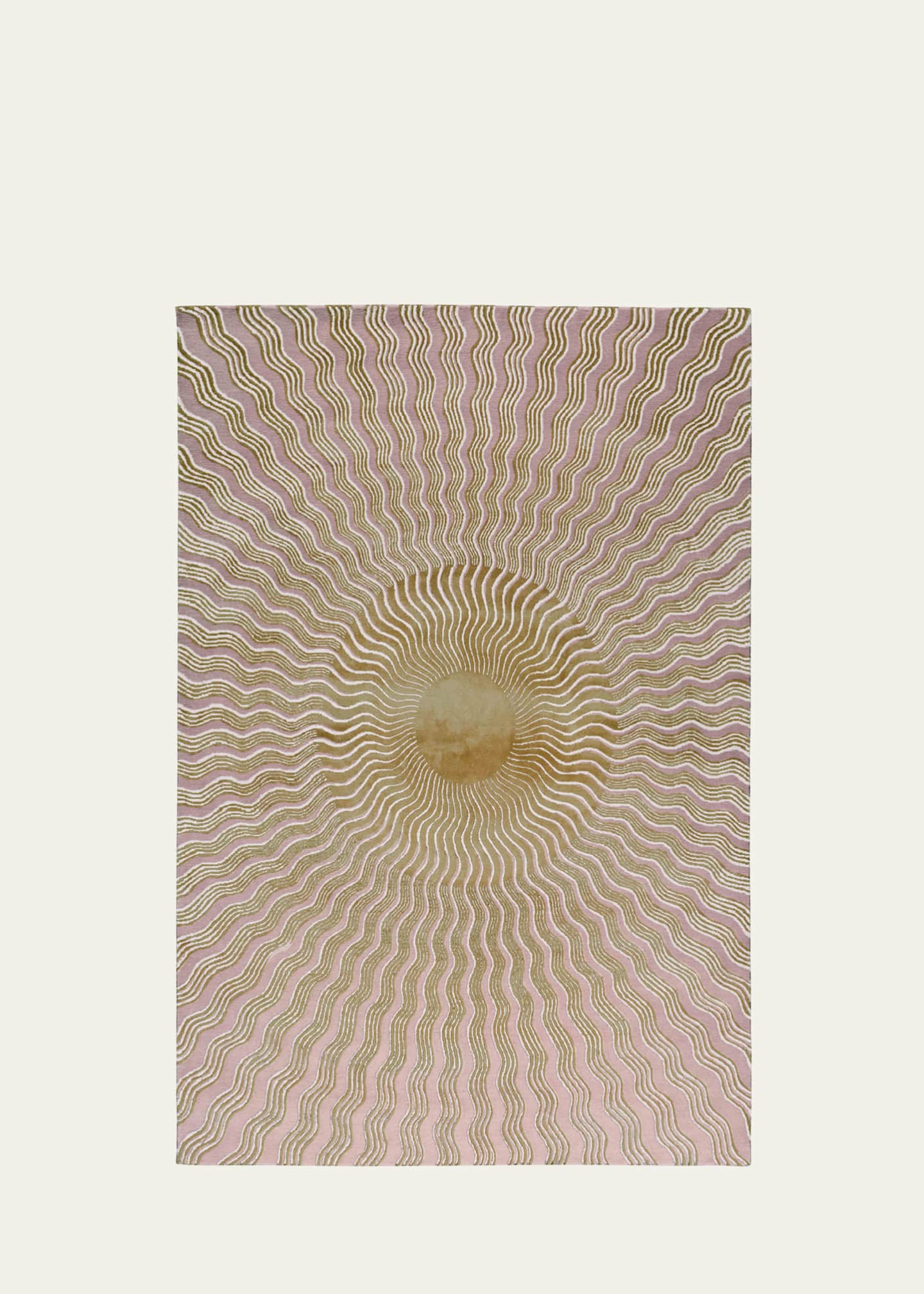 The Rug Company x Mary Katrantzou Sunray Pink Hand-Knotted Rug, 9' x 12' Image 1 of 4