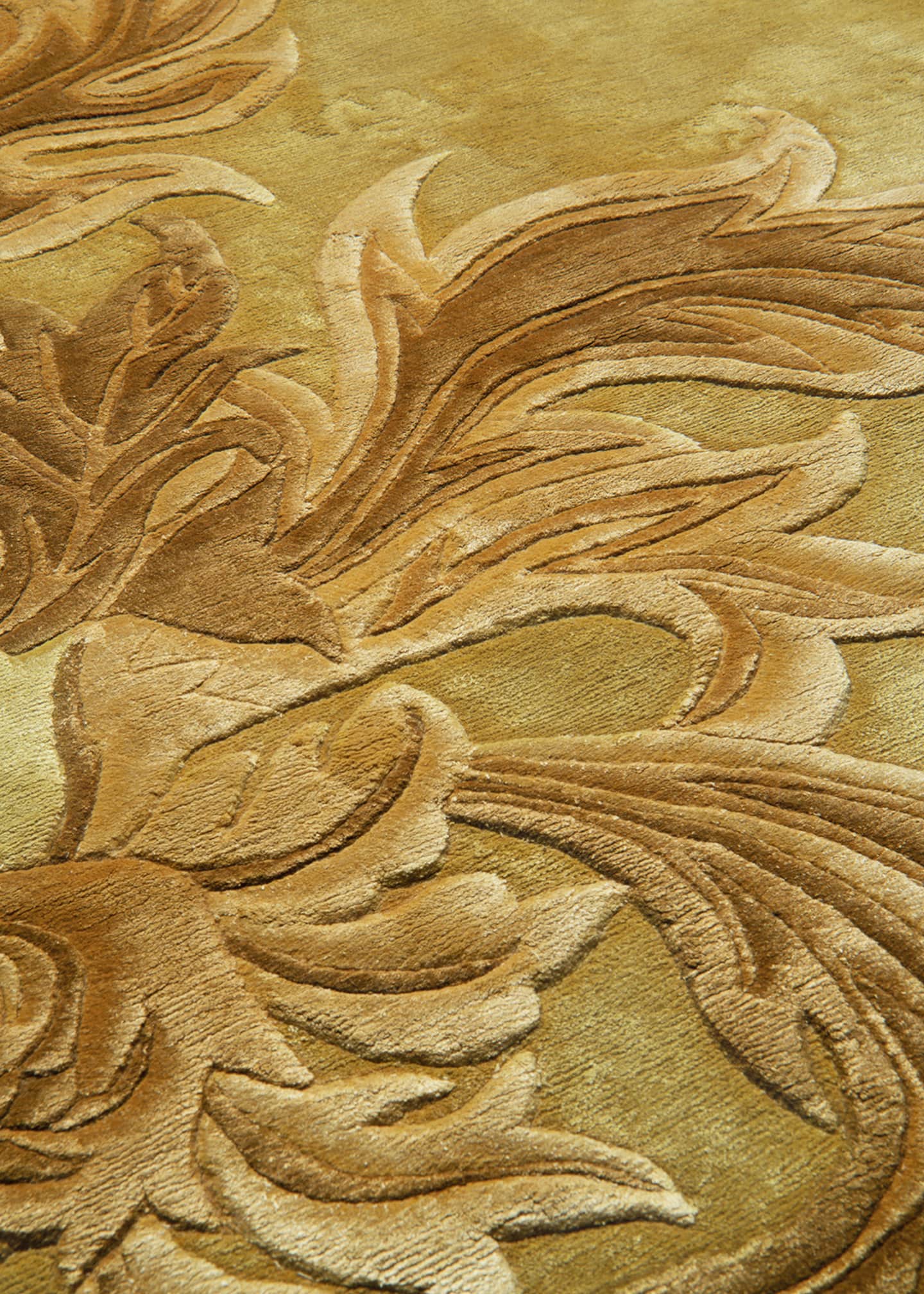 The Rug Company x Guo Pei Empress Gold Hand-Knotted Rug, 8' x 10' Image 2 of 3