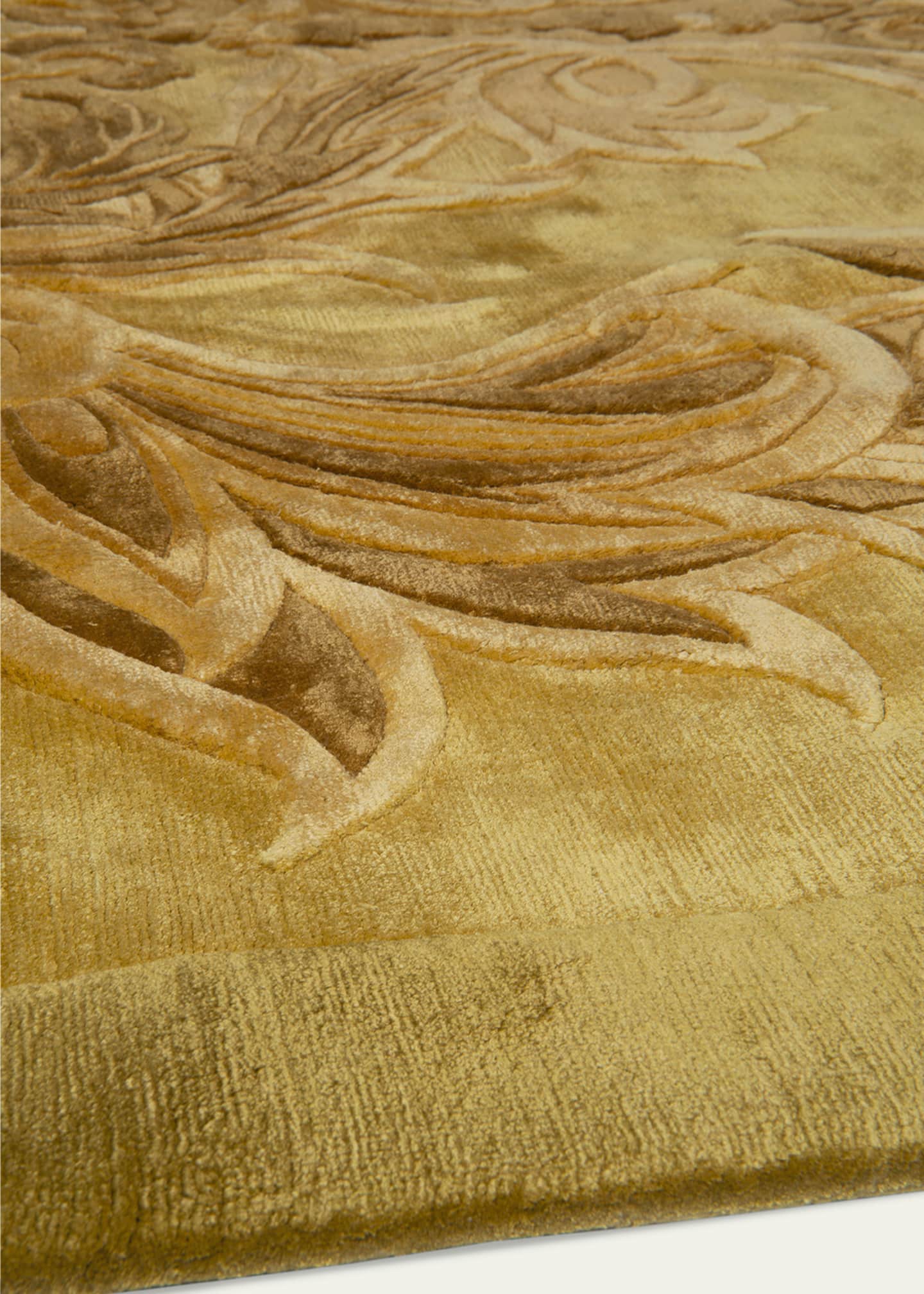 The Rug Company x Guo Pei Empress Gold Hand-Knotted Rug, 8' x 10' Image 3 of 3