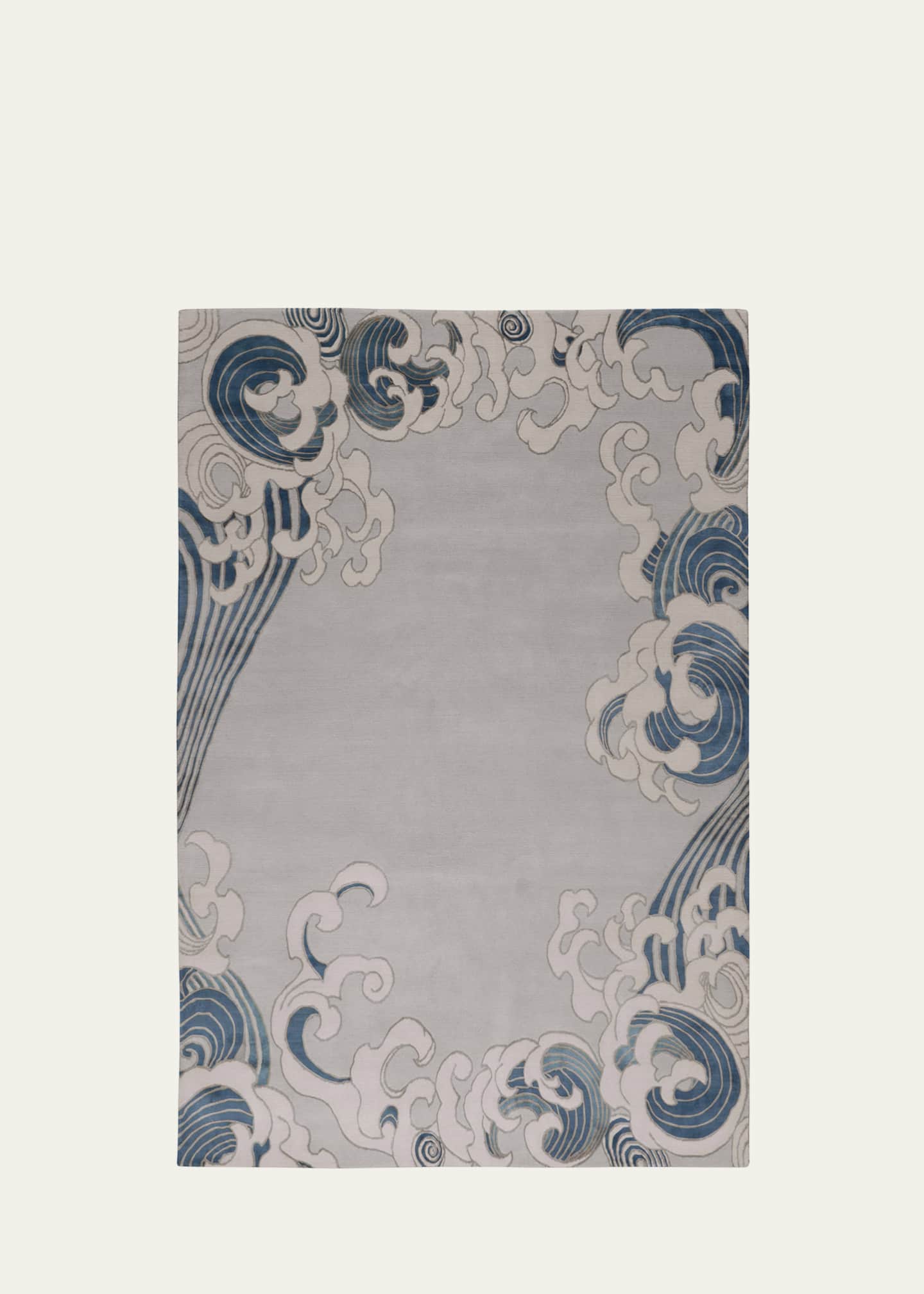 The Rug Company x Guo Pei Tempest Night Hand-Knotted Rug, 8' x 10'