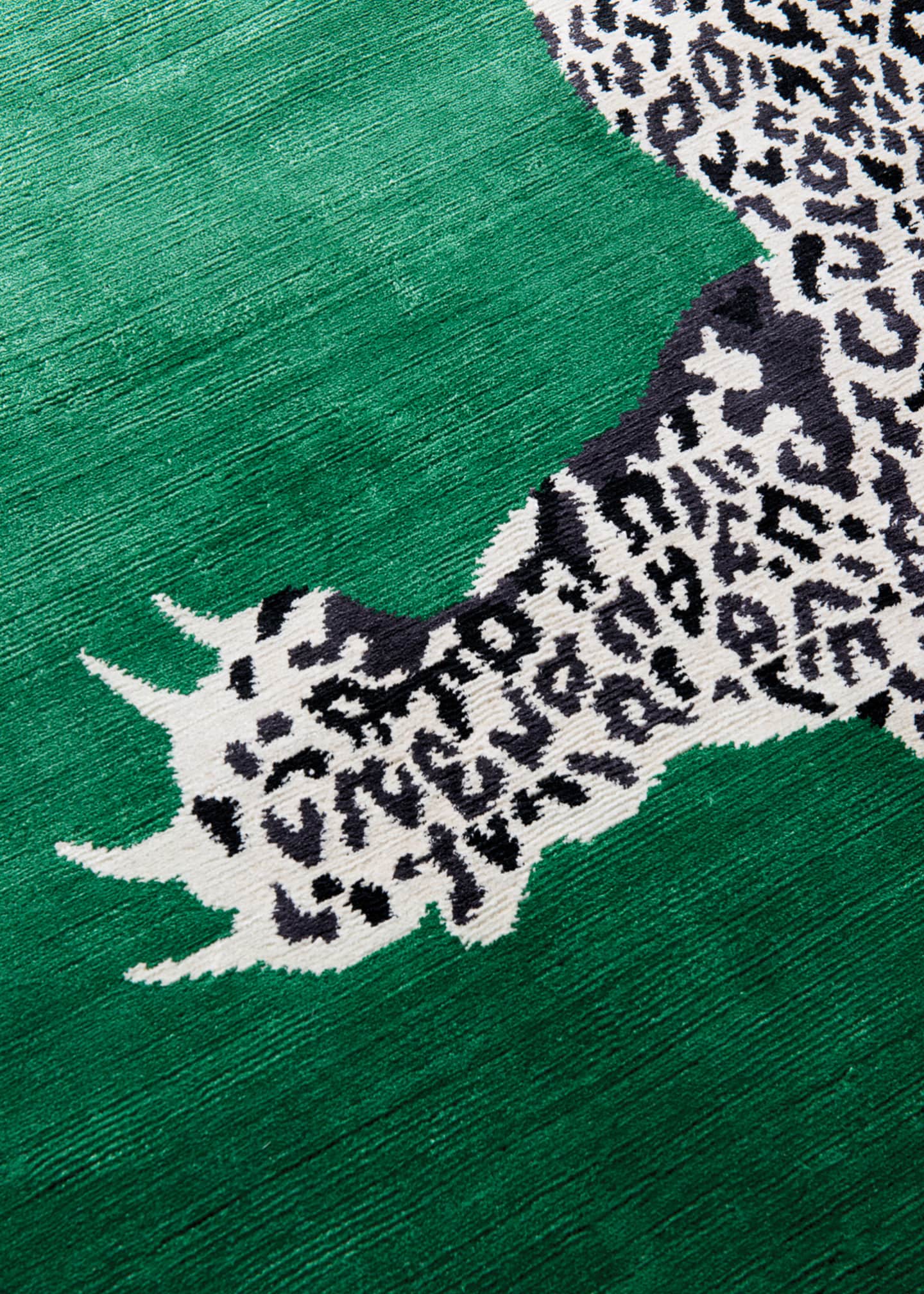 The Rug Company x Diane von Furstenberg Climbing Leopard Hand-Knotted Rug, 9' x 12' Image 2 of 3