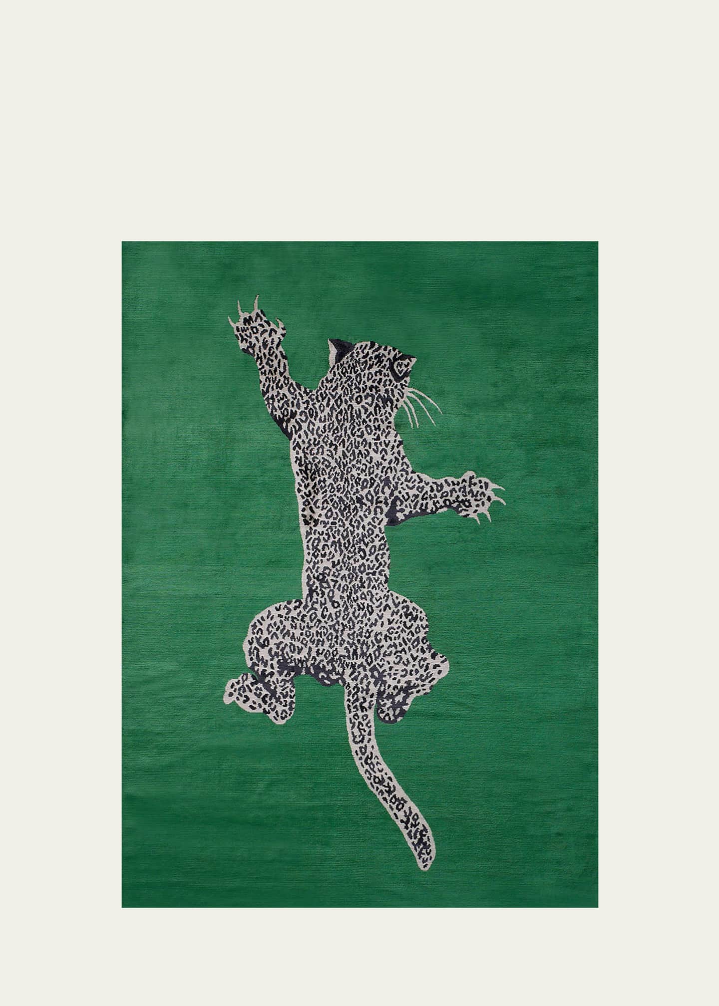 The Rug Company x Diane von Furstenberg Climbing Leopard Hand-Knotted Rug, 9' x 12' Image 1 of 3