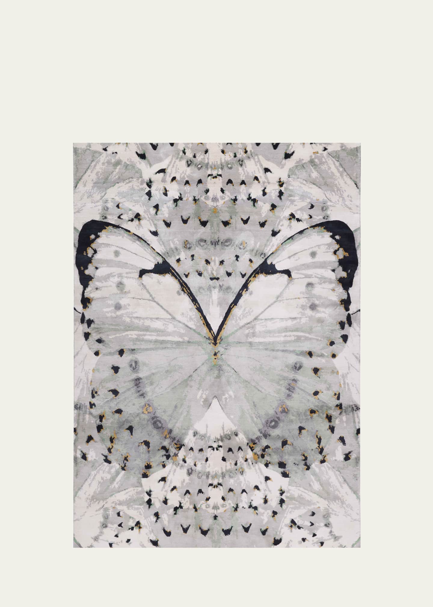 The Rug Company x McQueen Glasswings Hand-Knotted Rug, 8' x 10' Image 1 of 3