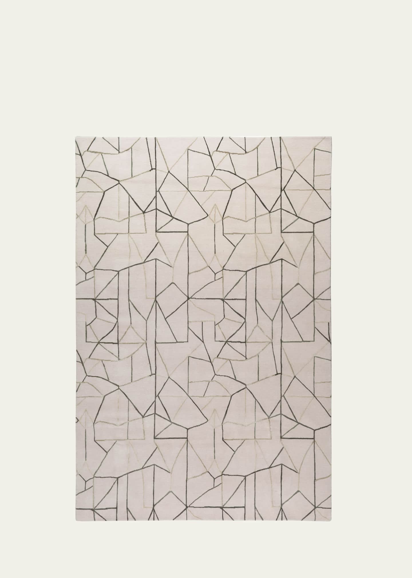 The Rug Company x Kelly Wearstler Tetras Hand-Knotted Rug, 6' x 9' Image 1 of 4