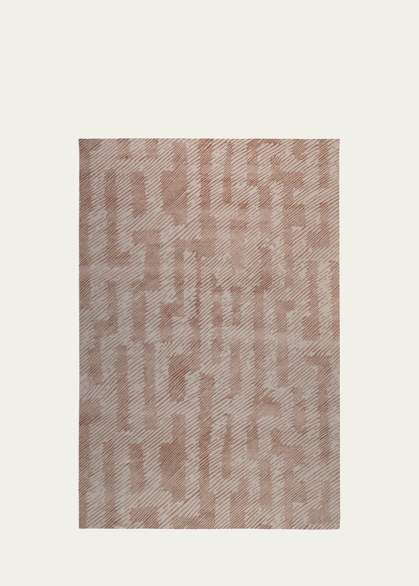 The Rug Company x Kelly Wearstler Verge Clay Hand-Knotted Rug, 6' x 9' Image 1 of 3
