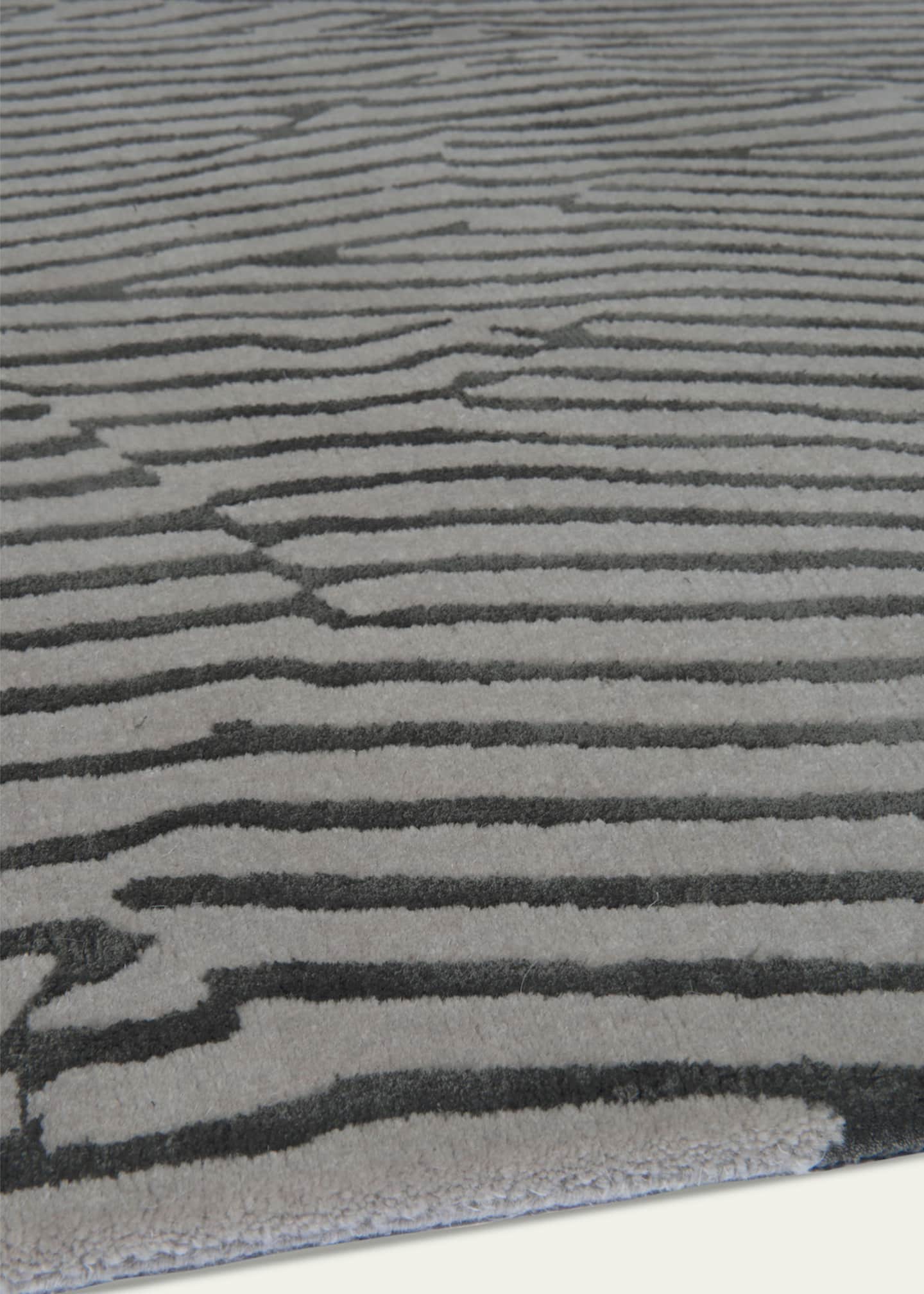 The Rug Company x Kelly Wearstler Avant Graphite Hand-Knotted Rug, 8' x 10' Image 3 of 3