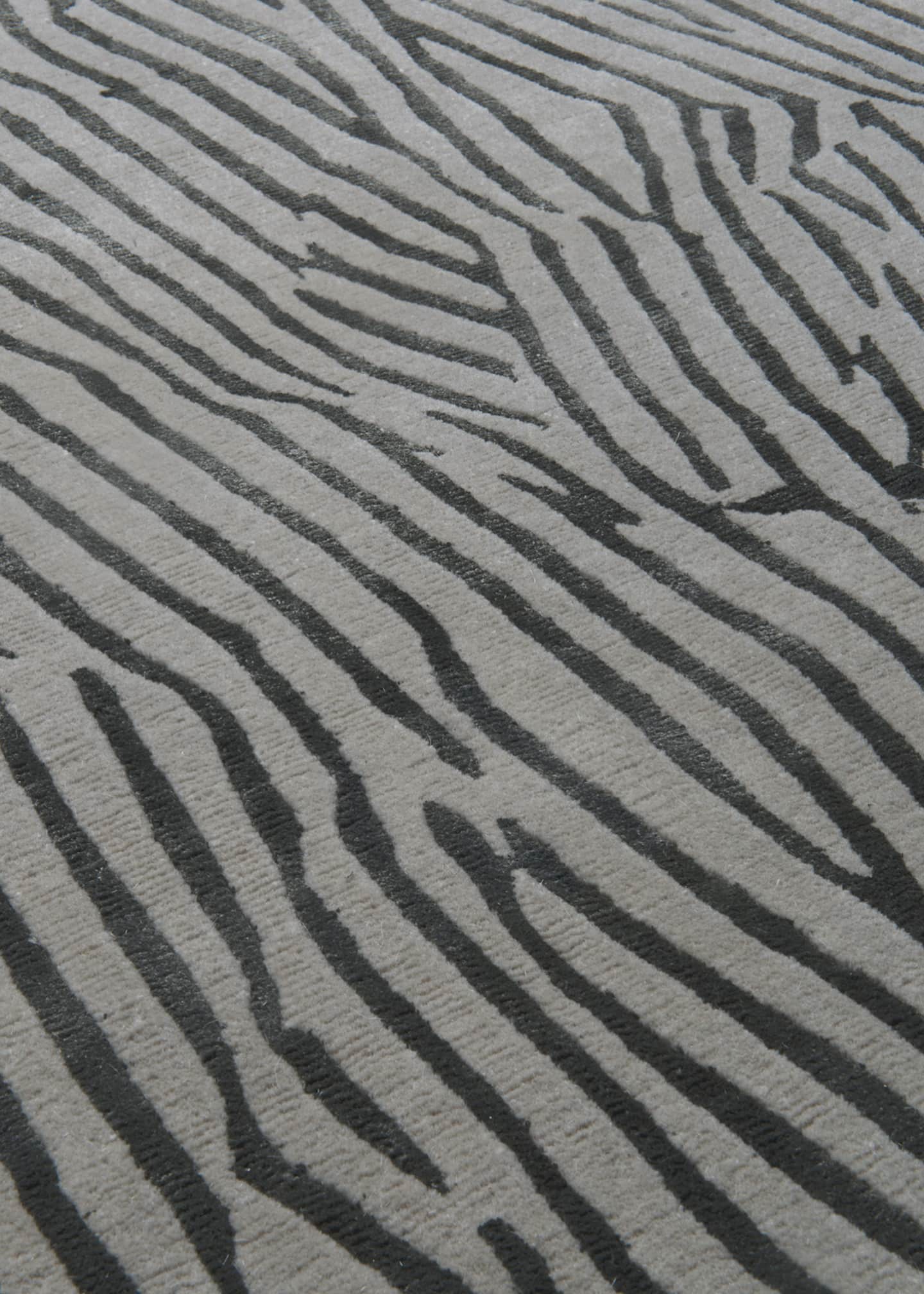The Rug Company x Kelly Wearstler Avant Graphite Hand-Knotted Rug, 9' x 12' Image 2 of 3