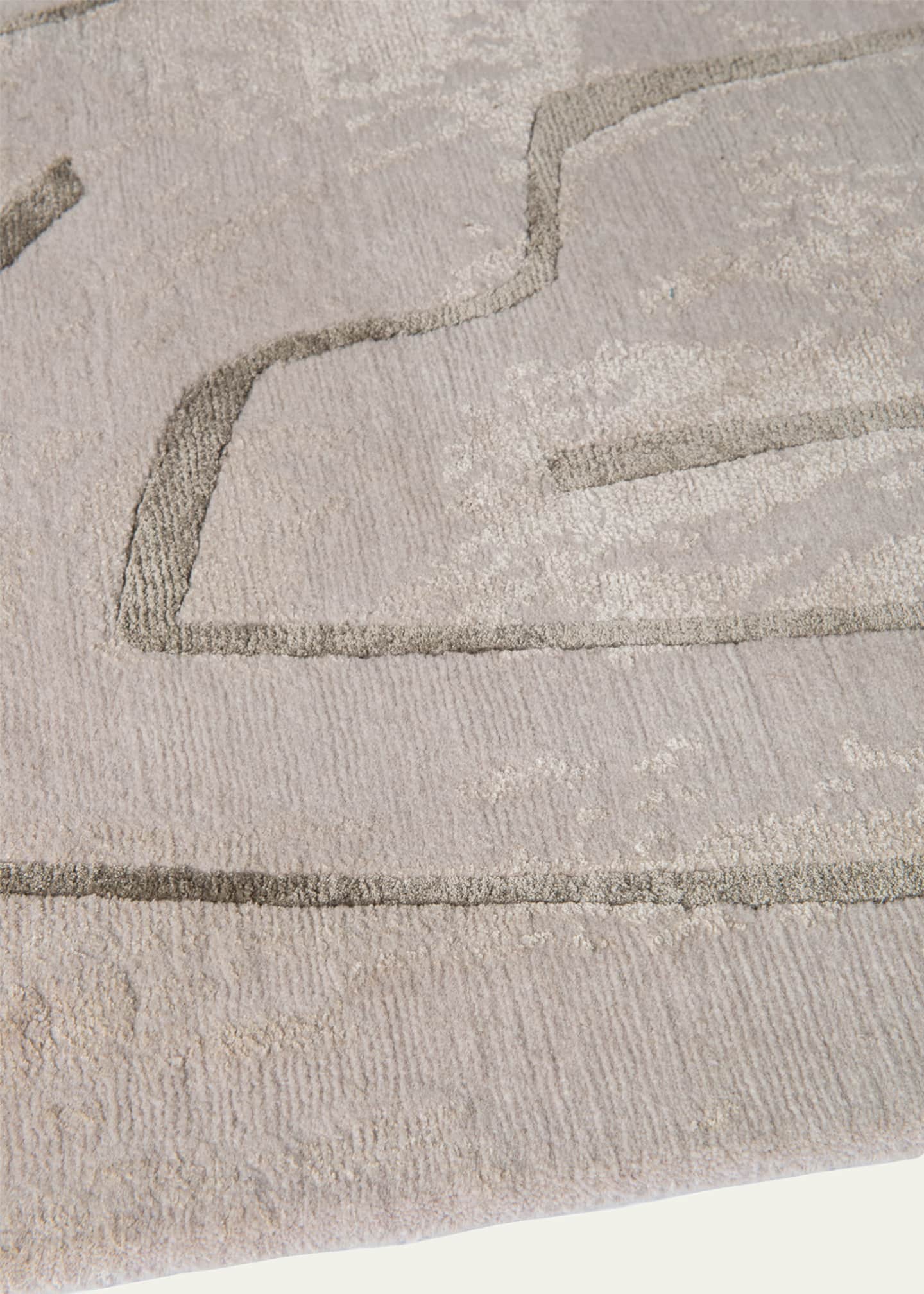 The Rug Company x Kelly Wearstler Tableau Pewter Hand-Knotted Rug, 6' x 9' Image 4 of 4