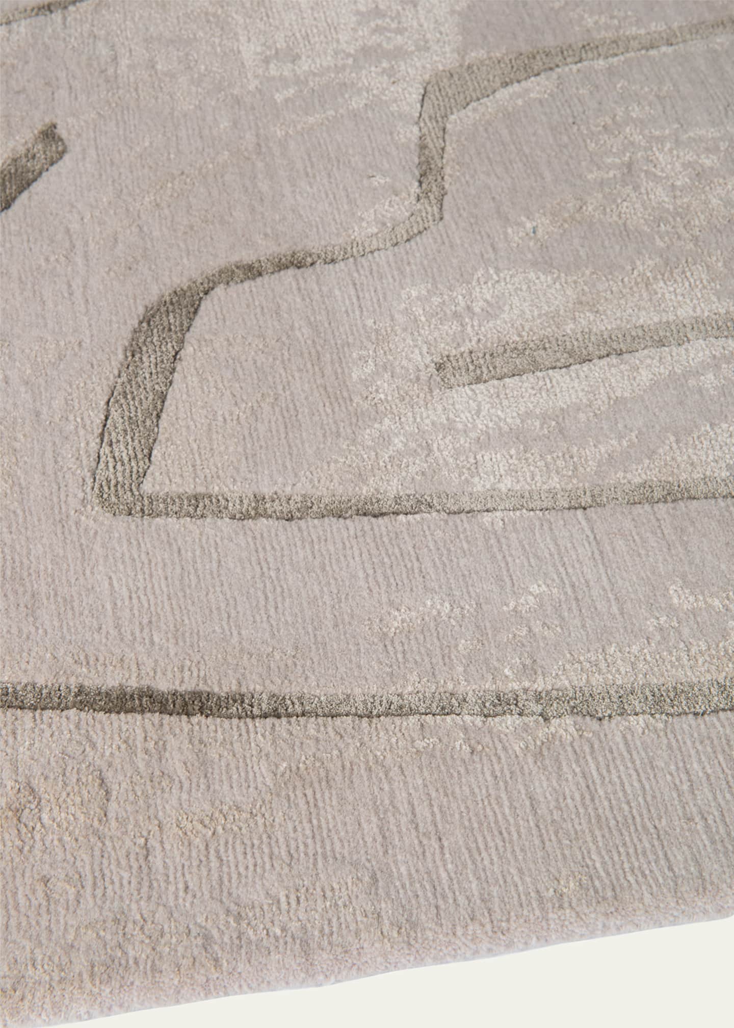 The Rug Company x Kelly Wearstler Tableau Pewter Hand-Knotted Rug, 8' x 10' Image 4 of 4
