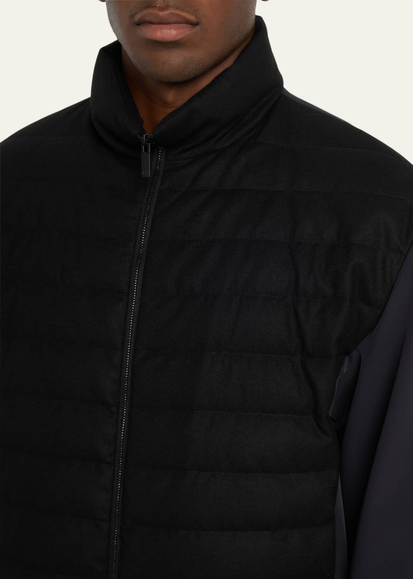 Armani Men's Classic Quilted Down Jacket Bergdorf Goodman