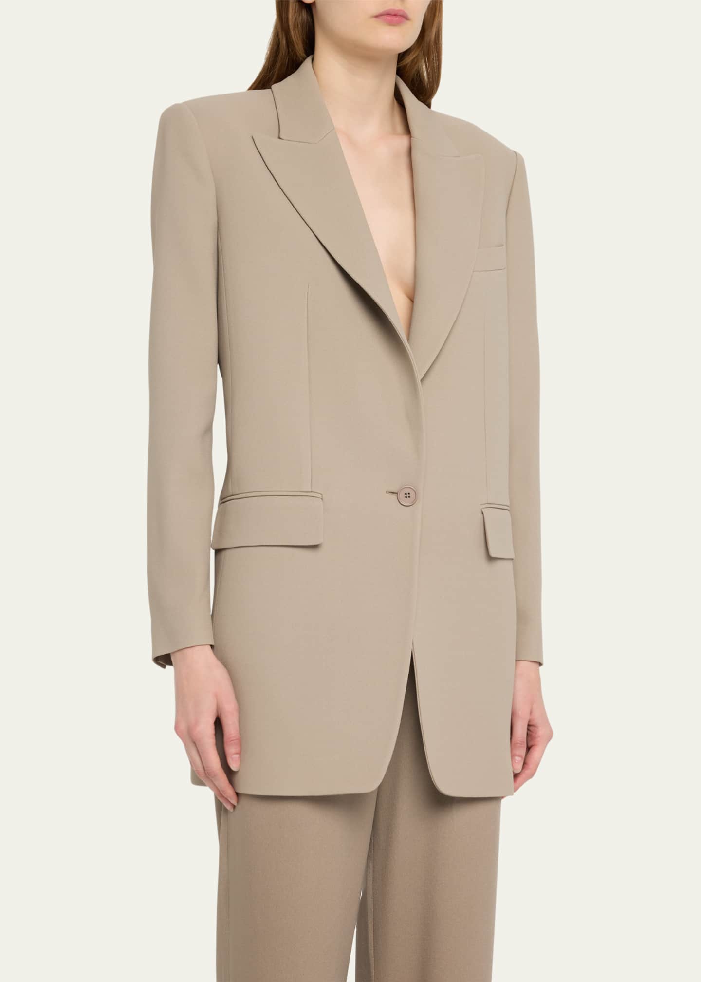 Michael Kors Collection Darcy One Button Blazer Bergdorf Goodman