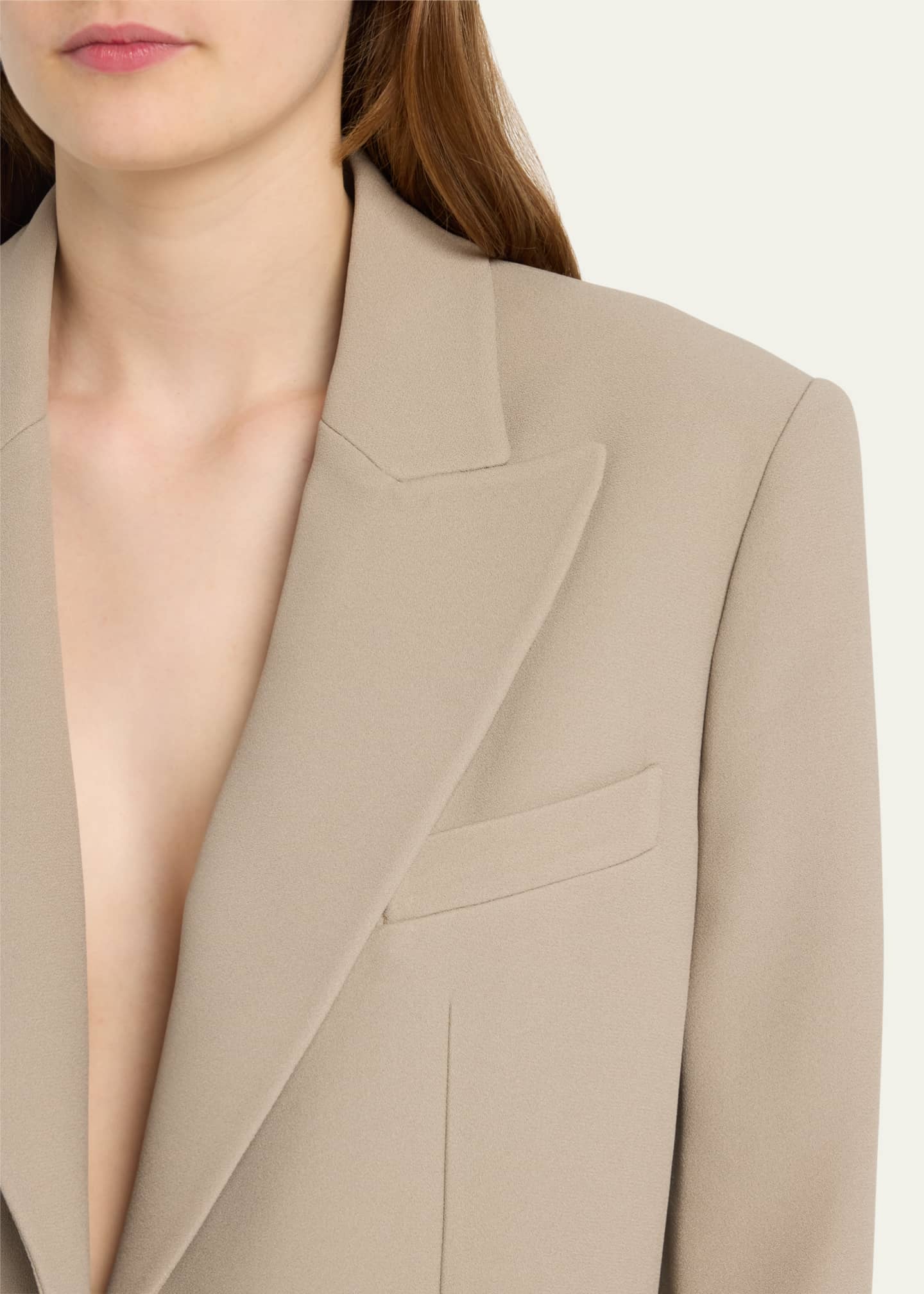 Michael Kors Collection Darcy One Button Blazer