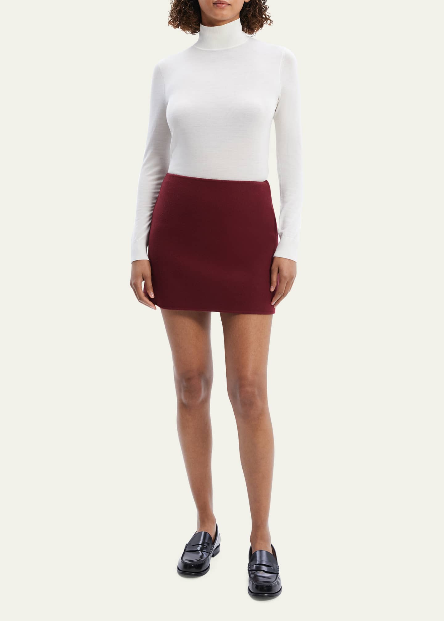 Theory high waist mini skirt discount