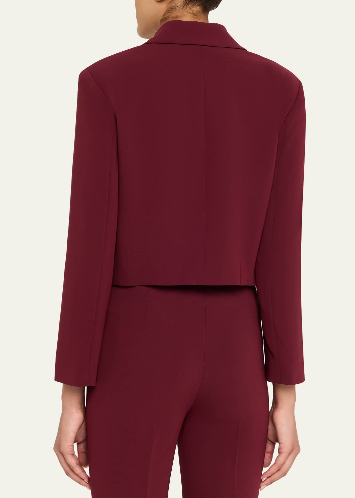 Theory Crop Double-Breasted Jacket Image 3 of 5
